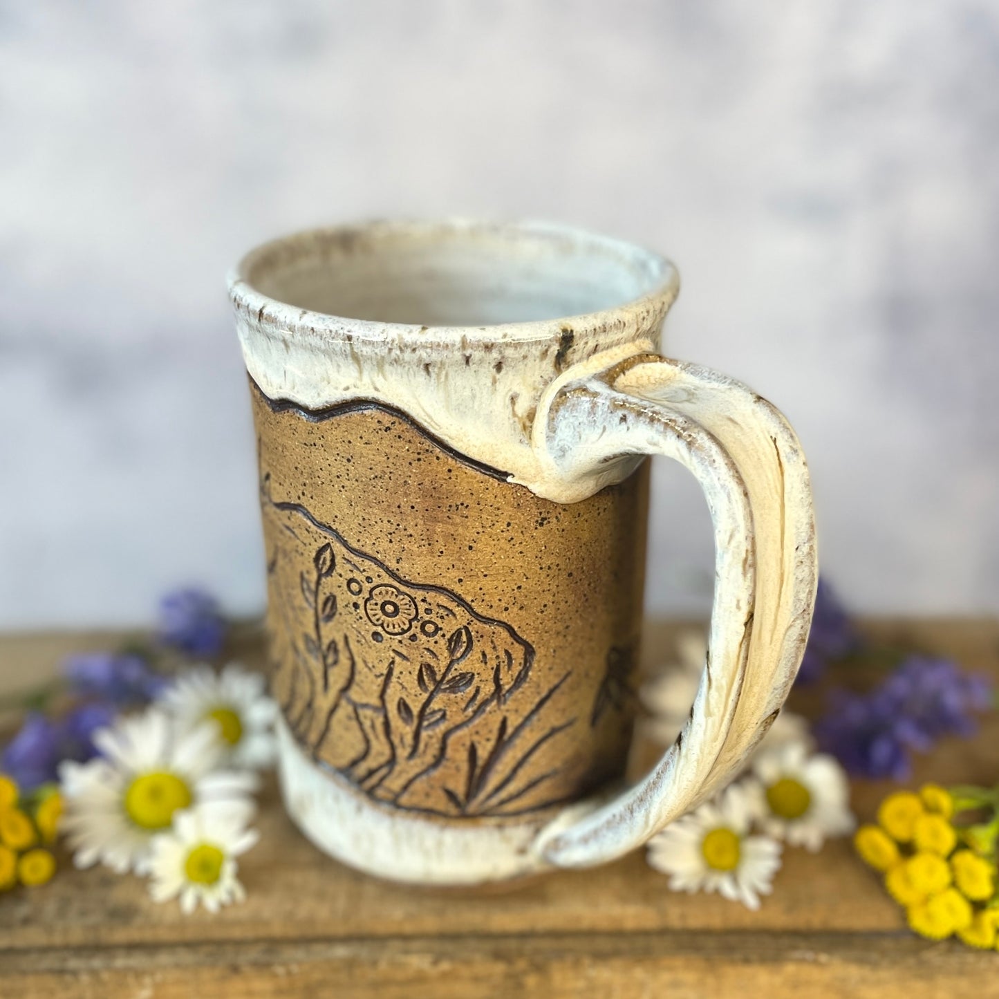4. 16oz. Mountain Goat and Kid Mug