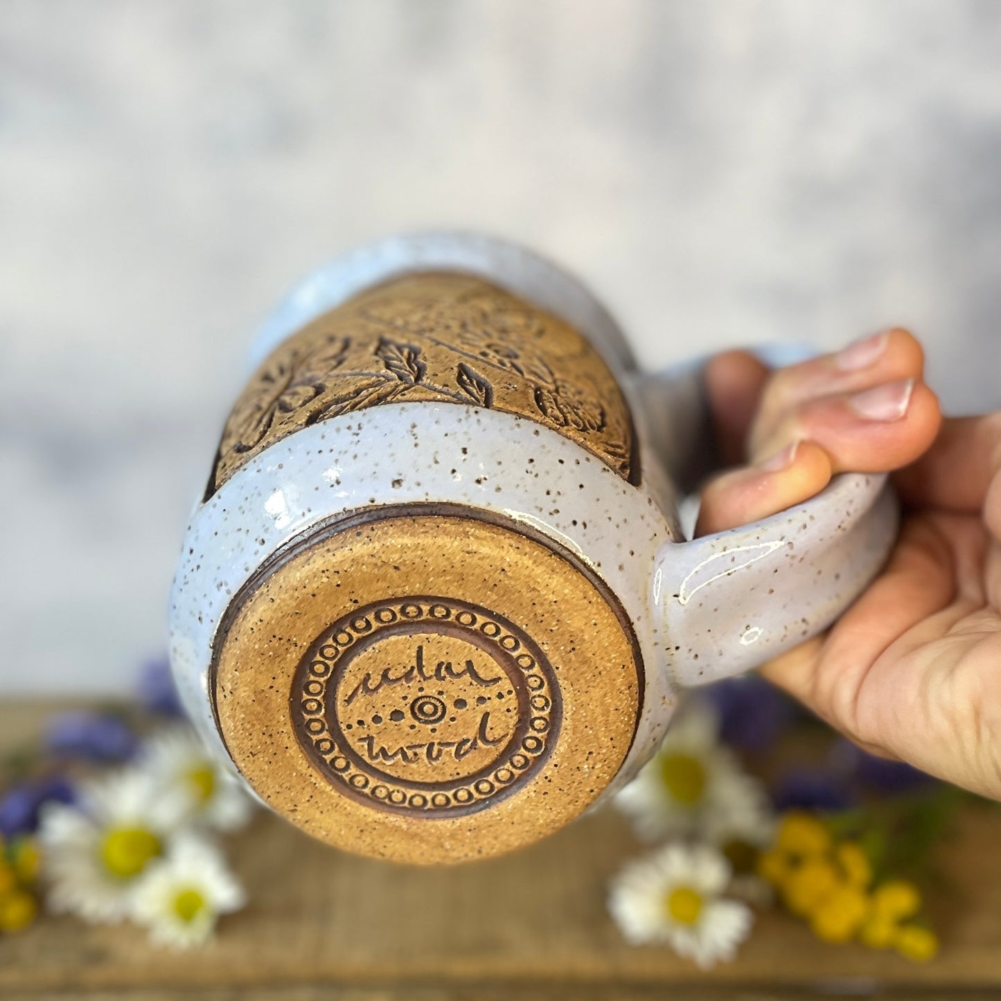 18. 18oz. Hummingbird and Wildflower Mug