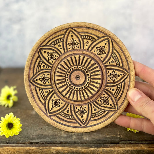 78. 6" Mandala Incense Dish