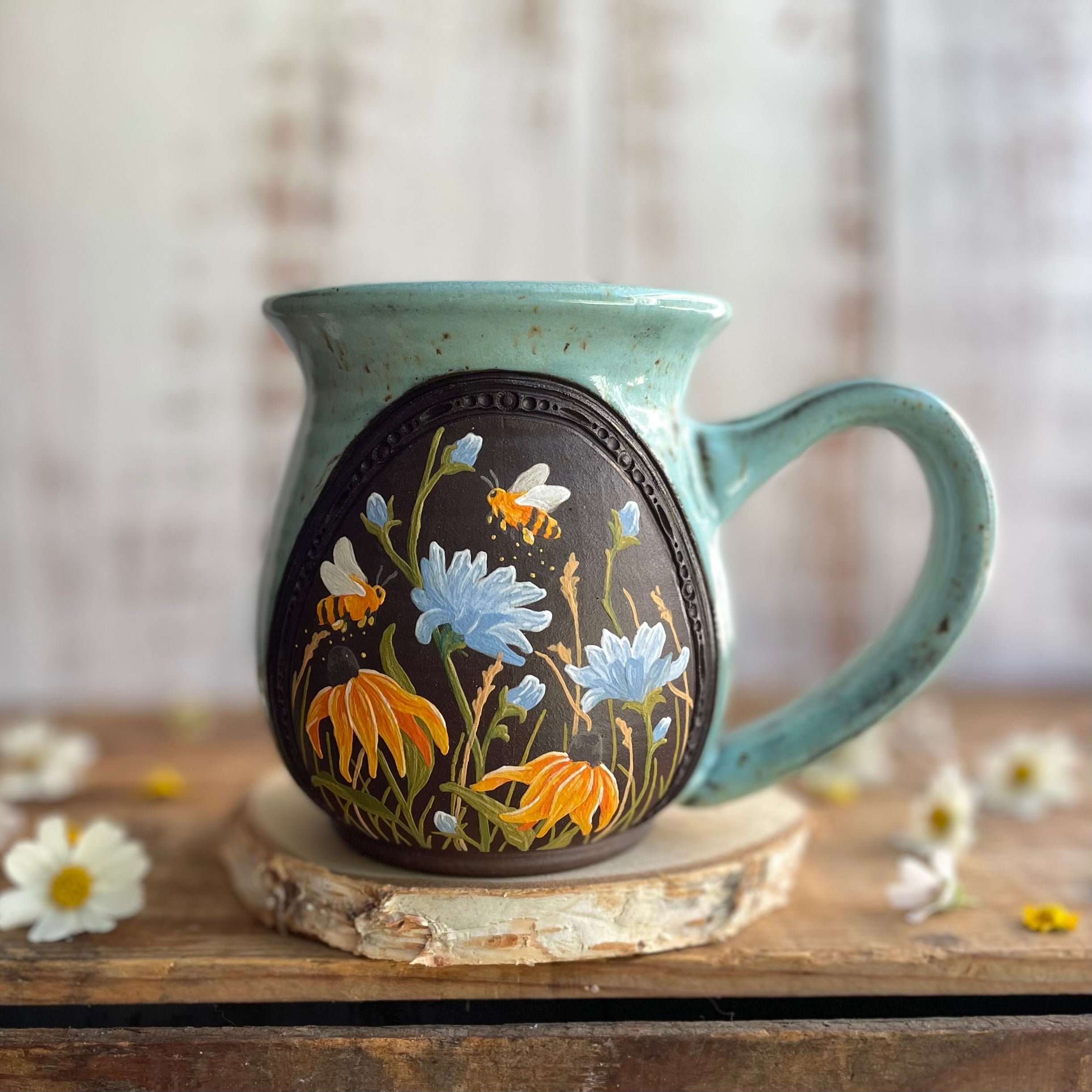 Hand-painted Mugs – Cedarwood Ceramics
