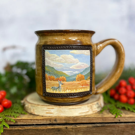 28. 16oz. Autumn Deer Mug