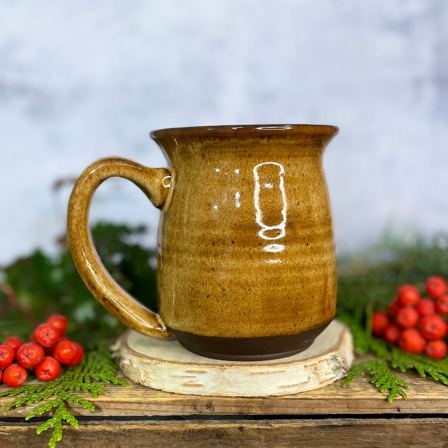 34. 17oz. Autumn Grazing Elk Mug