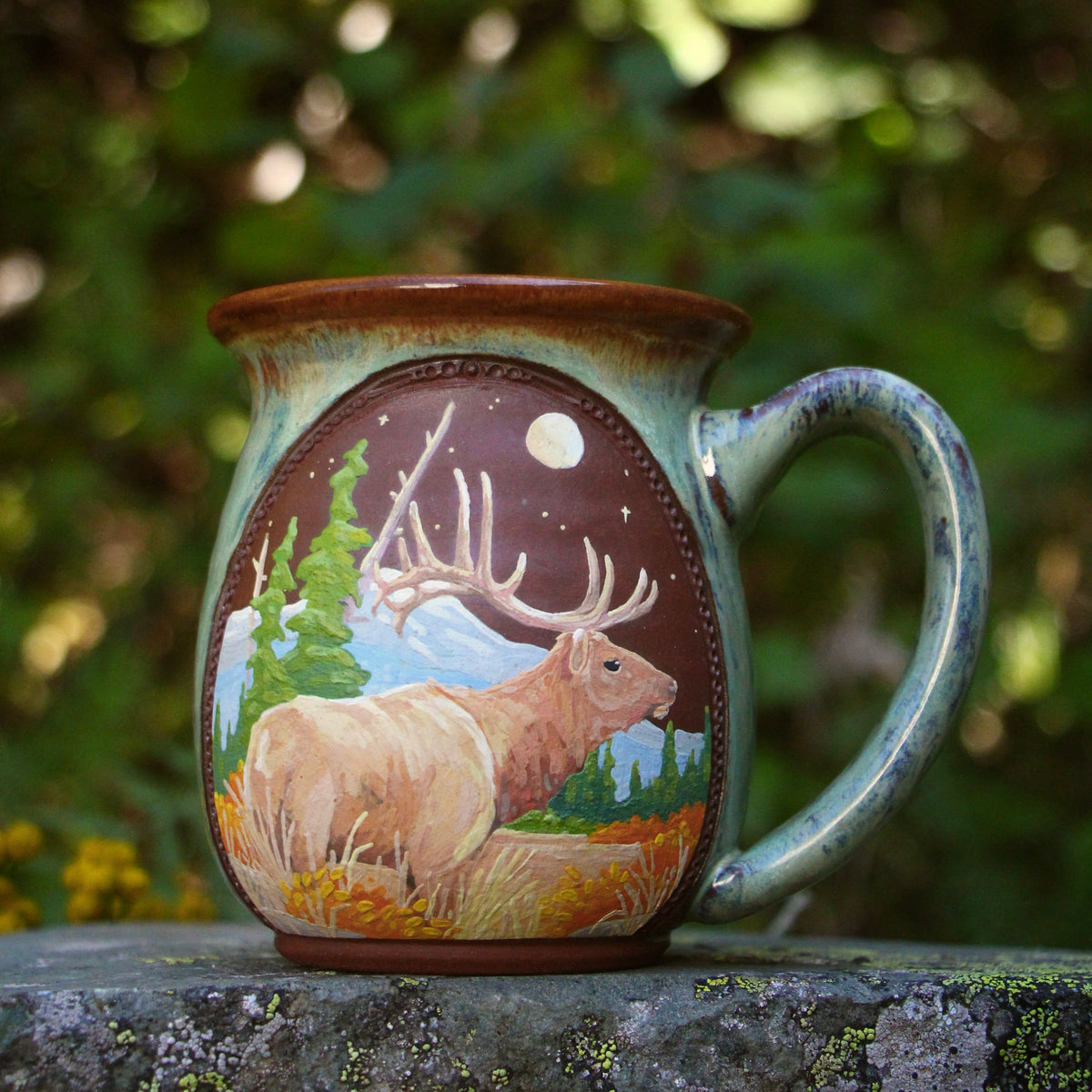 4. 18oz. Bull Elk Mug