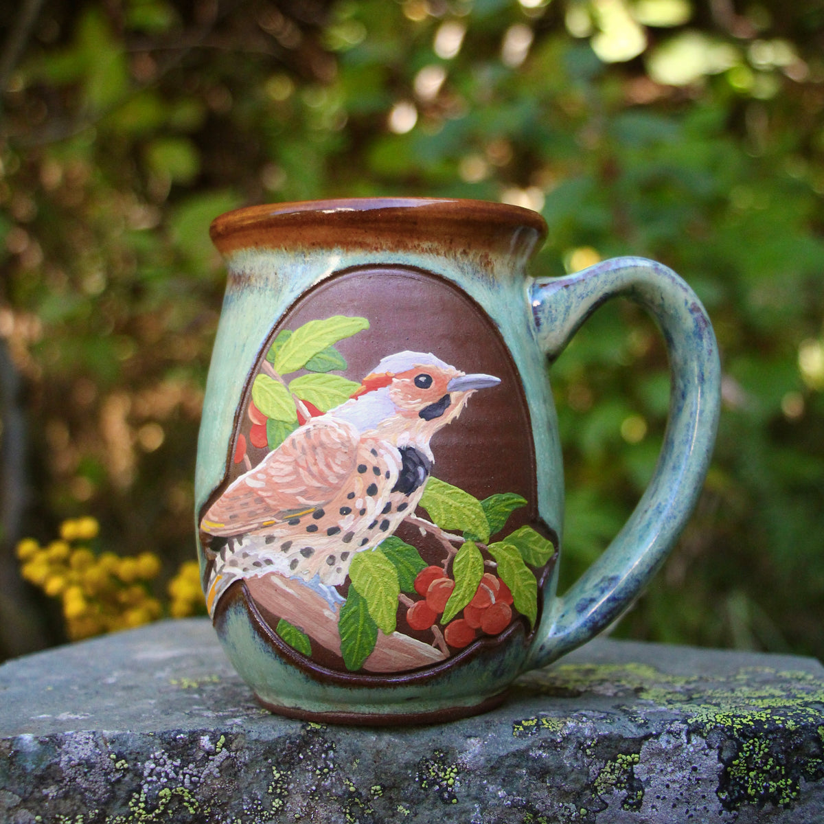 11. 19oz. Flicker and Mountain Ash Mug
