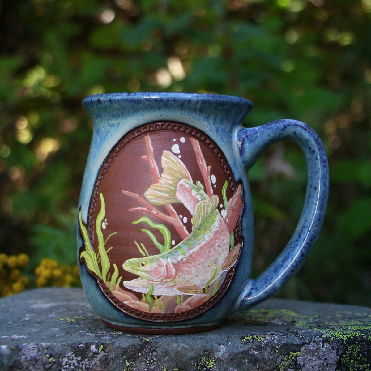 2. 17oz. Rainbow Trout Mug