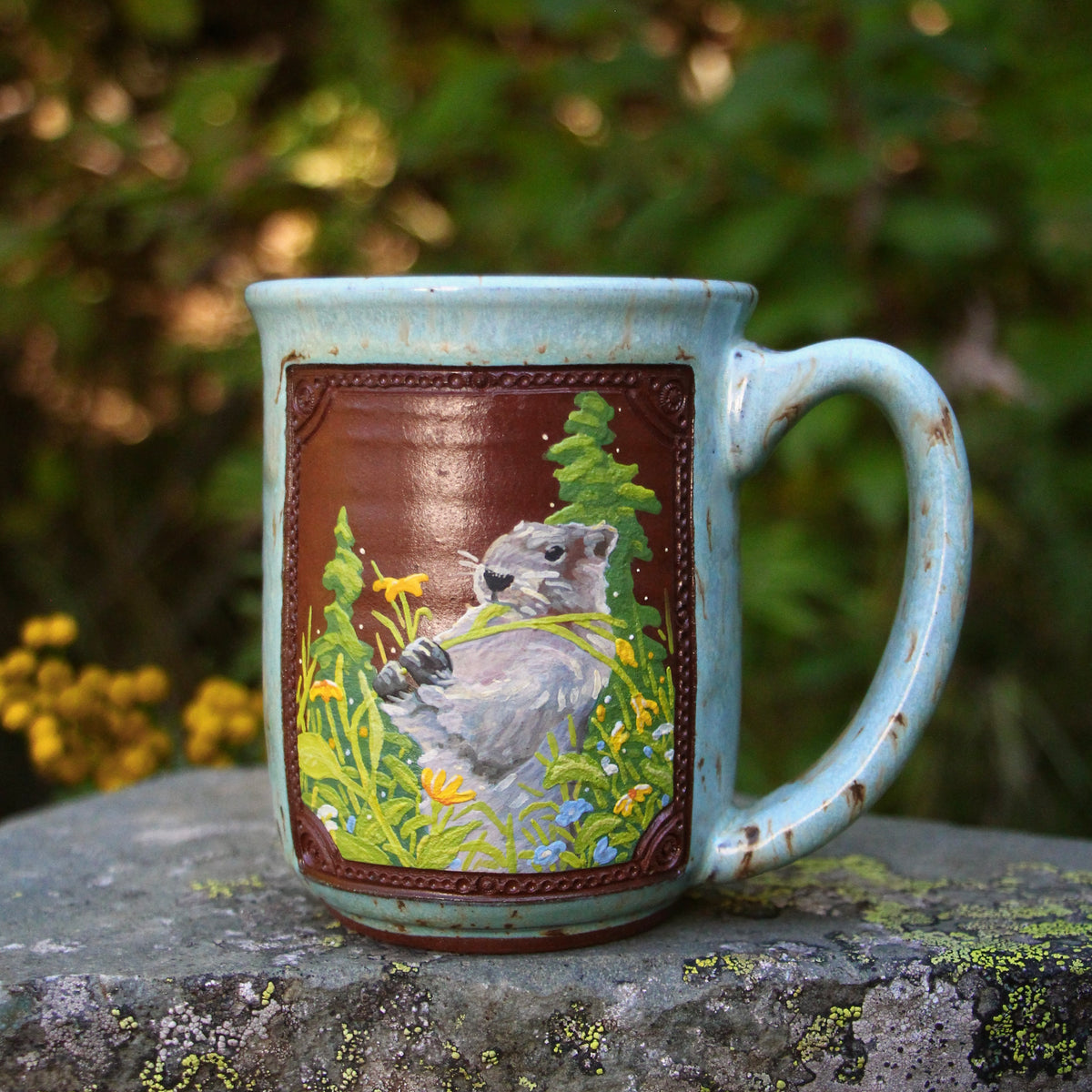 9. 16oz. Munching Marmot Mug