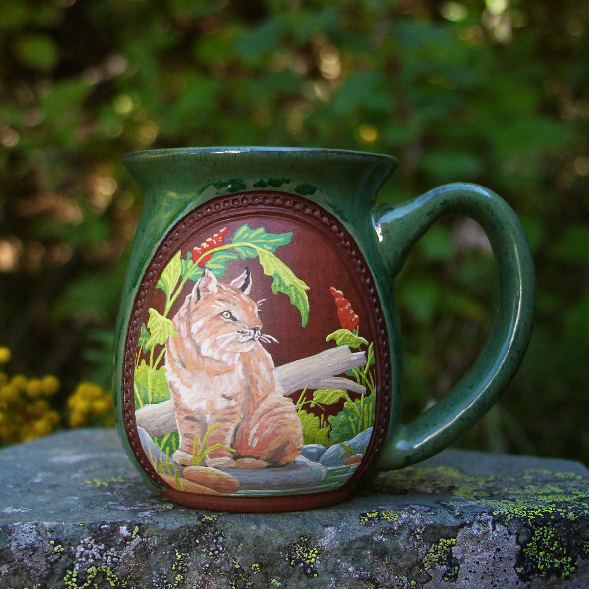 5. 18oz. Bobcat and Devil's Club Mug