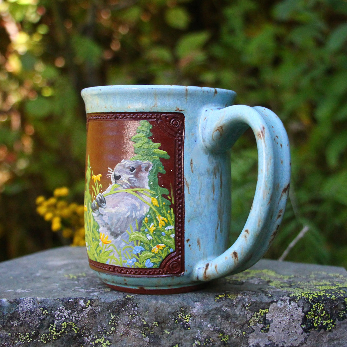 9. 16oz. Munching Marmot Mug