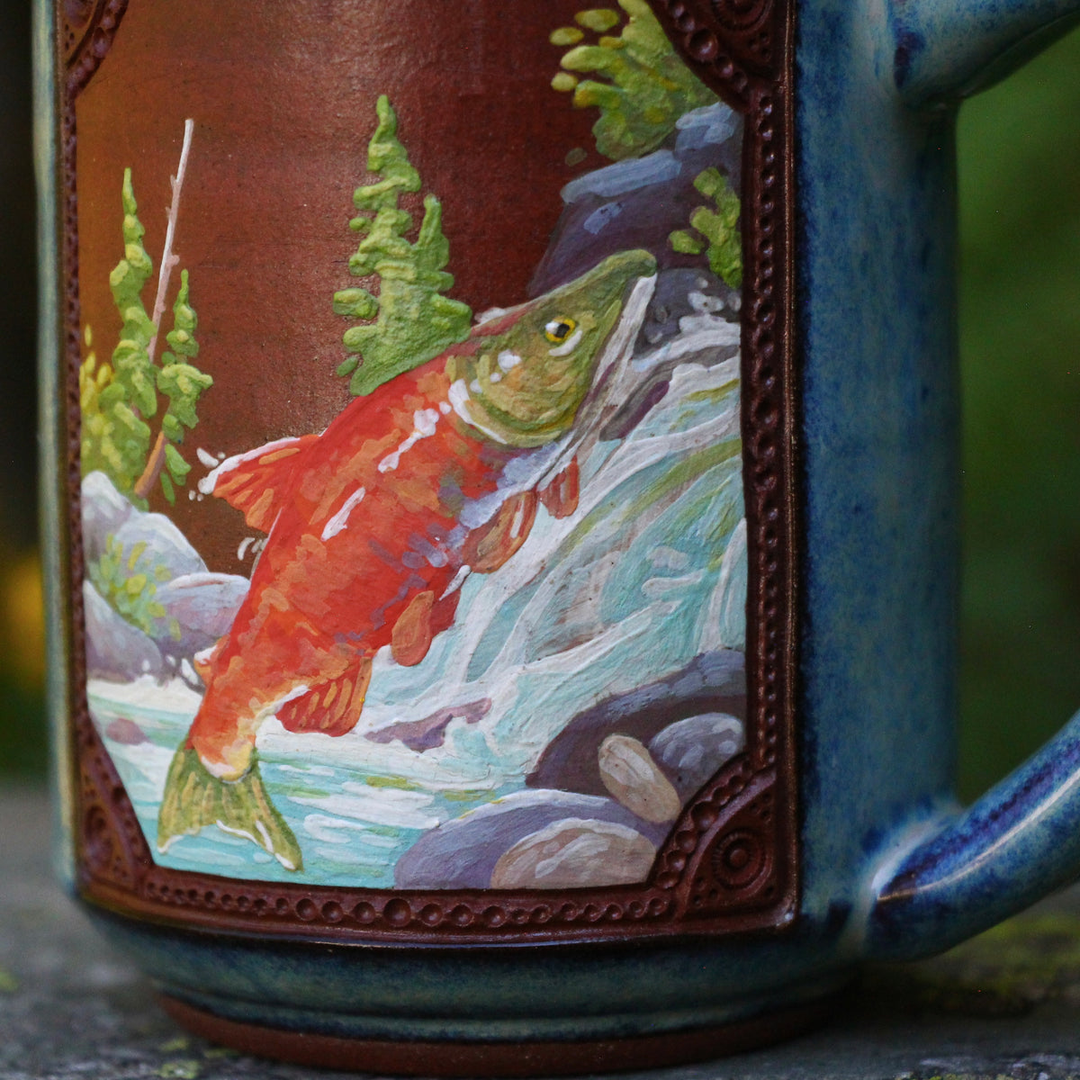 12. 16oz. *discount* Kokanee Salmon Mug