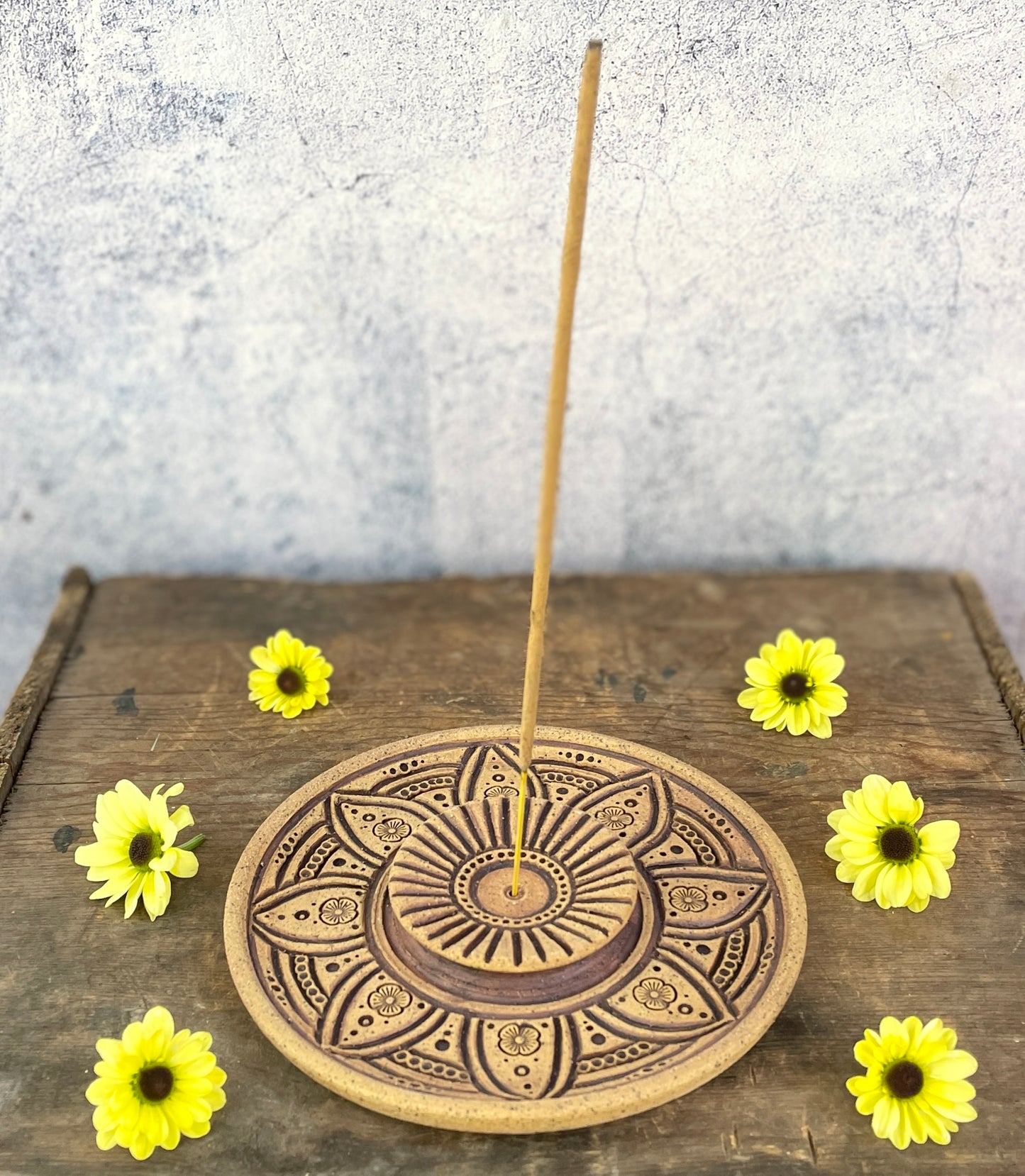 77. 6" Mandala Incense Dish