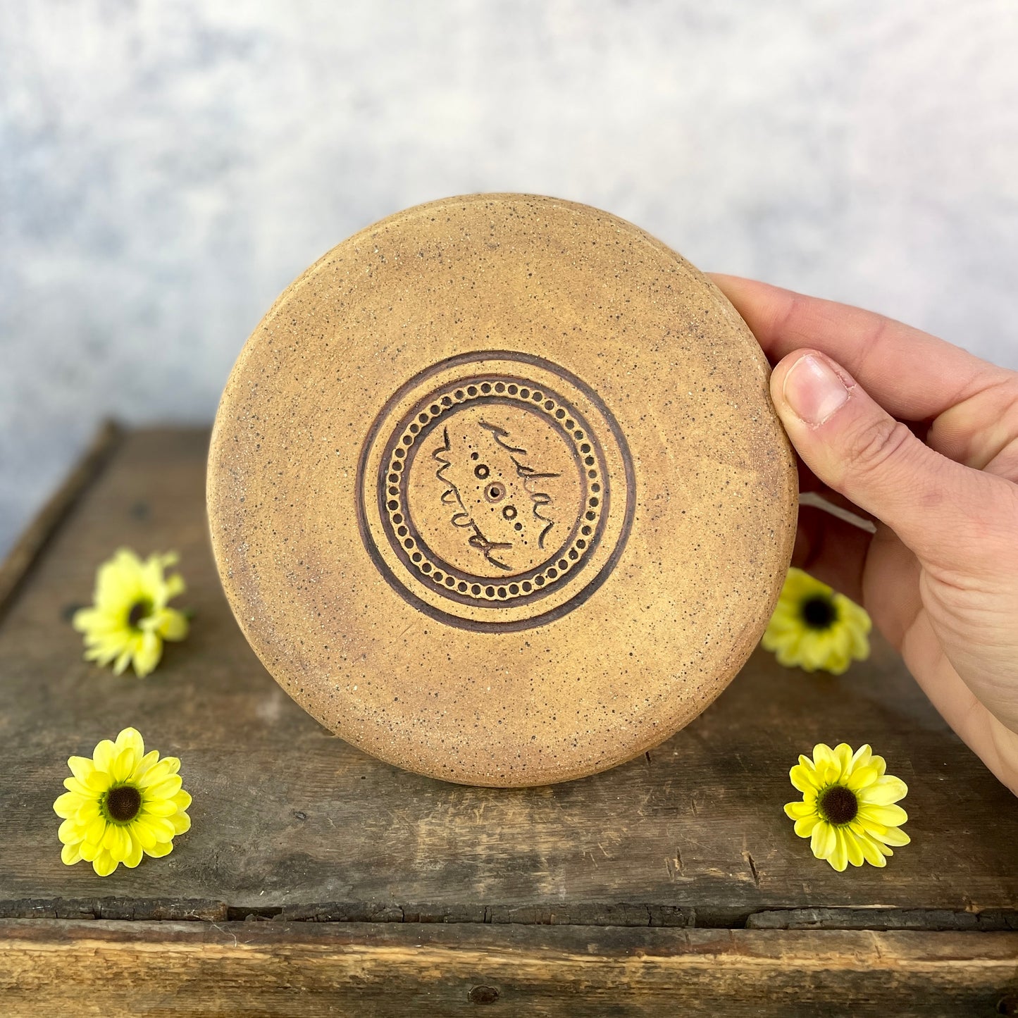 77. 6" Mandala Incense Dish