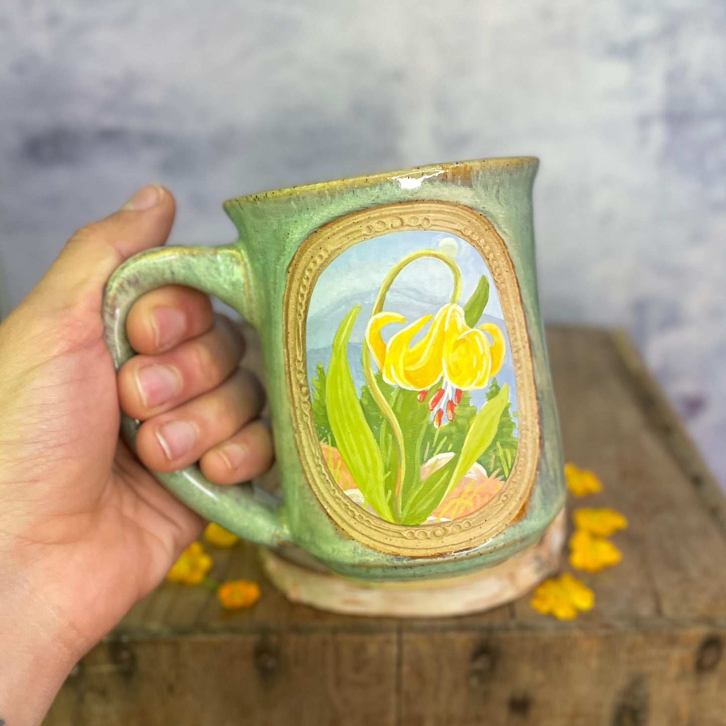 40. 15oz. Glacier Lily Mug