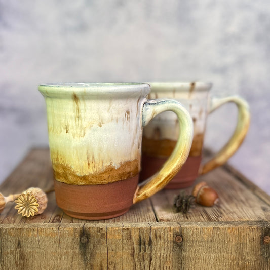 96. Set of Two 17oz. Classic Glazed Mugs