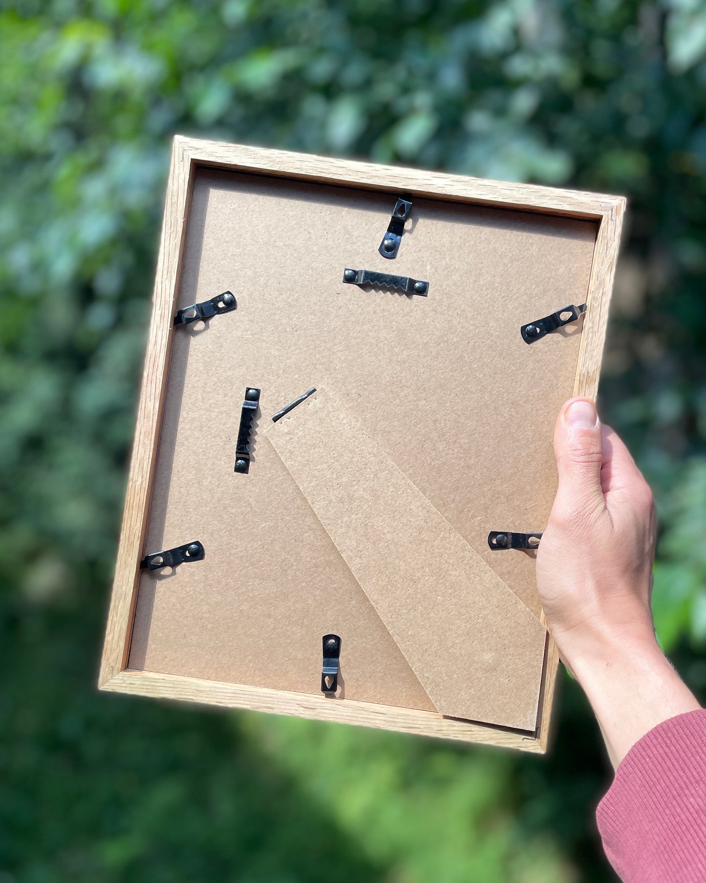 Add-on: 8x10 oak frame