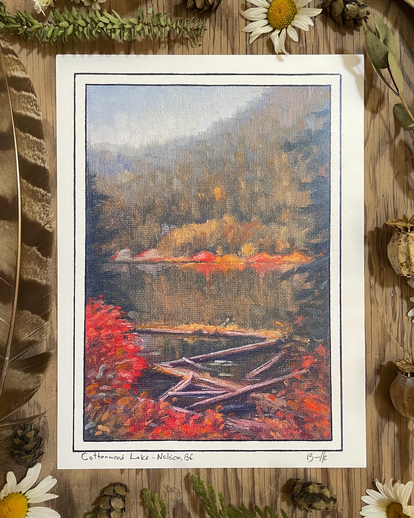 Cottonwood Lake 6x8 Print