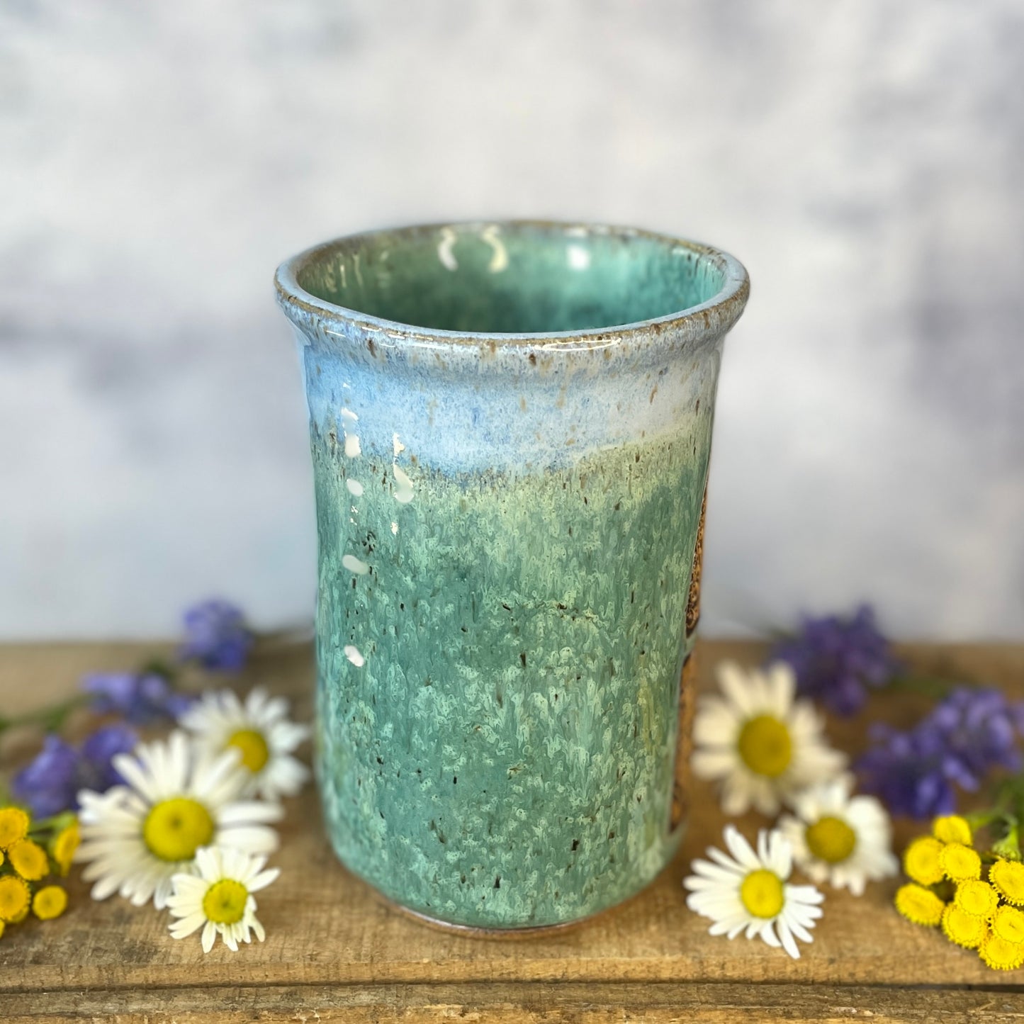 2. 16oz. Mountain Moon and Wildflower Mug