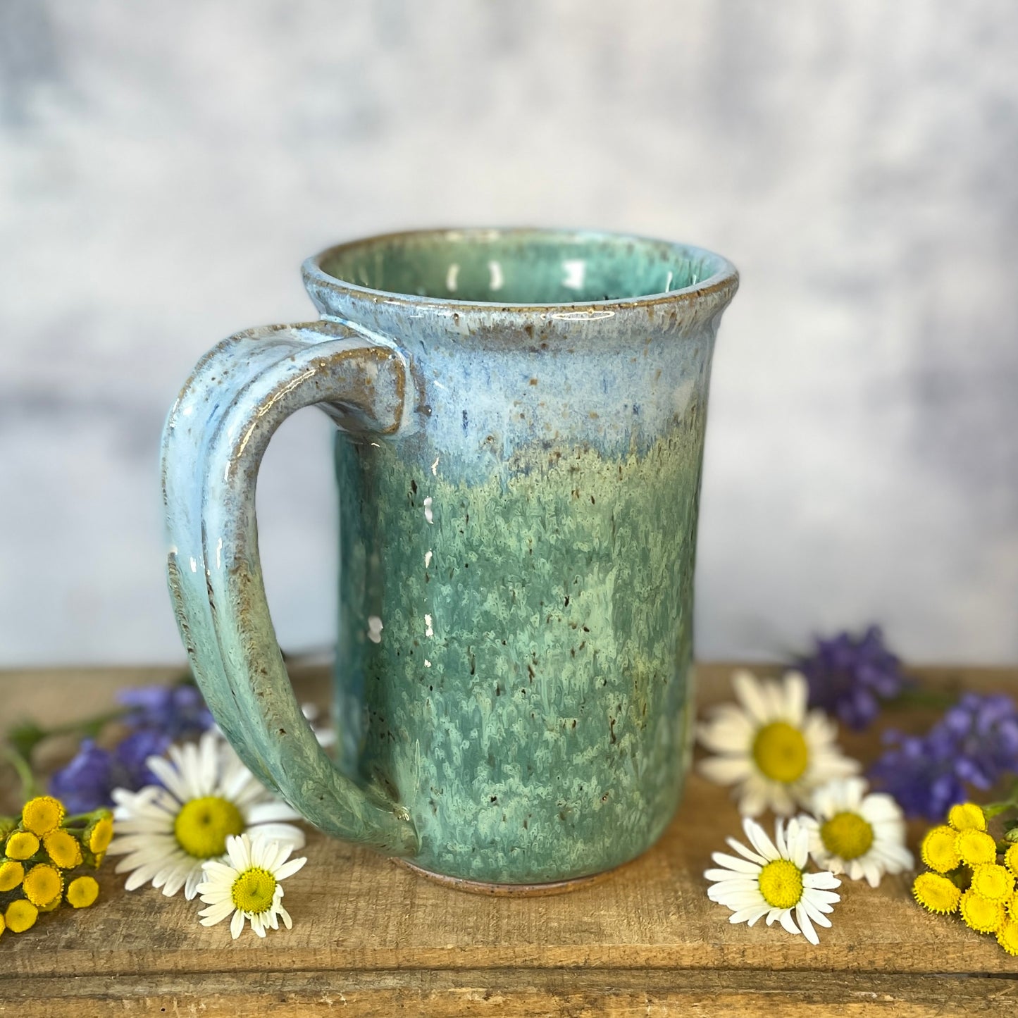 2. 16oz. Mountain Moon and Wildflower Mug