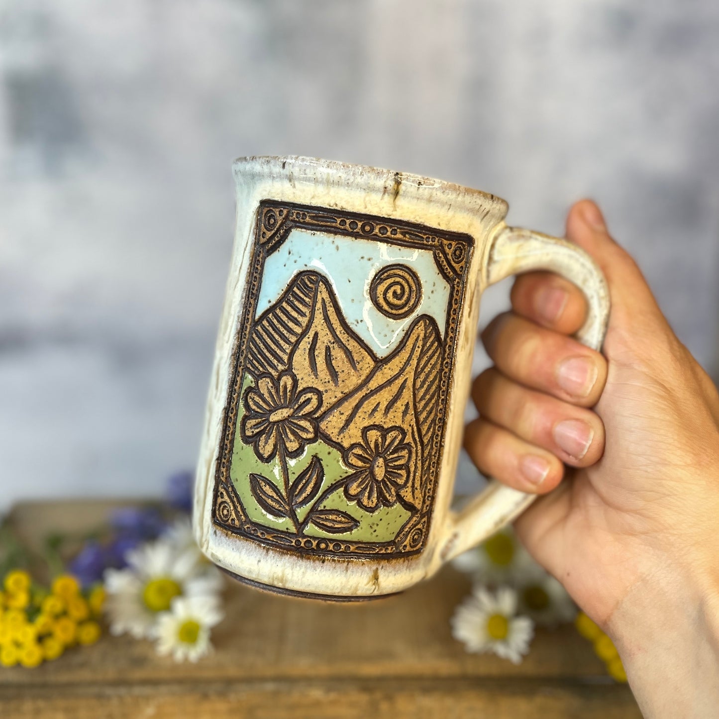 3. 16oz. Mountain Wildflower Mug