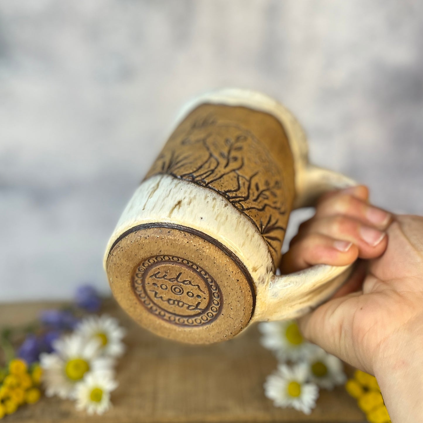 4. 16oz. Mountain Goat and Kid Mug