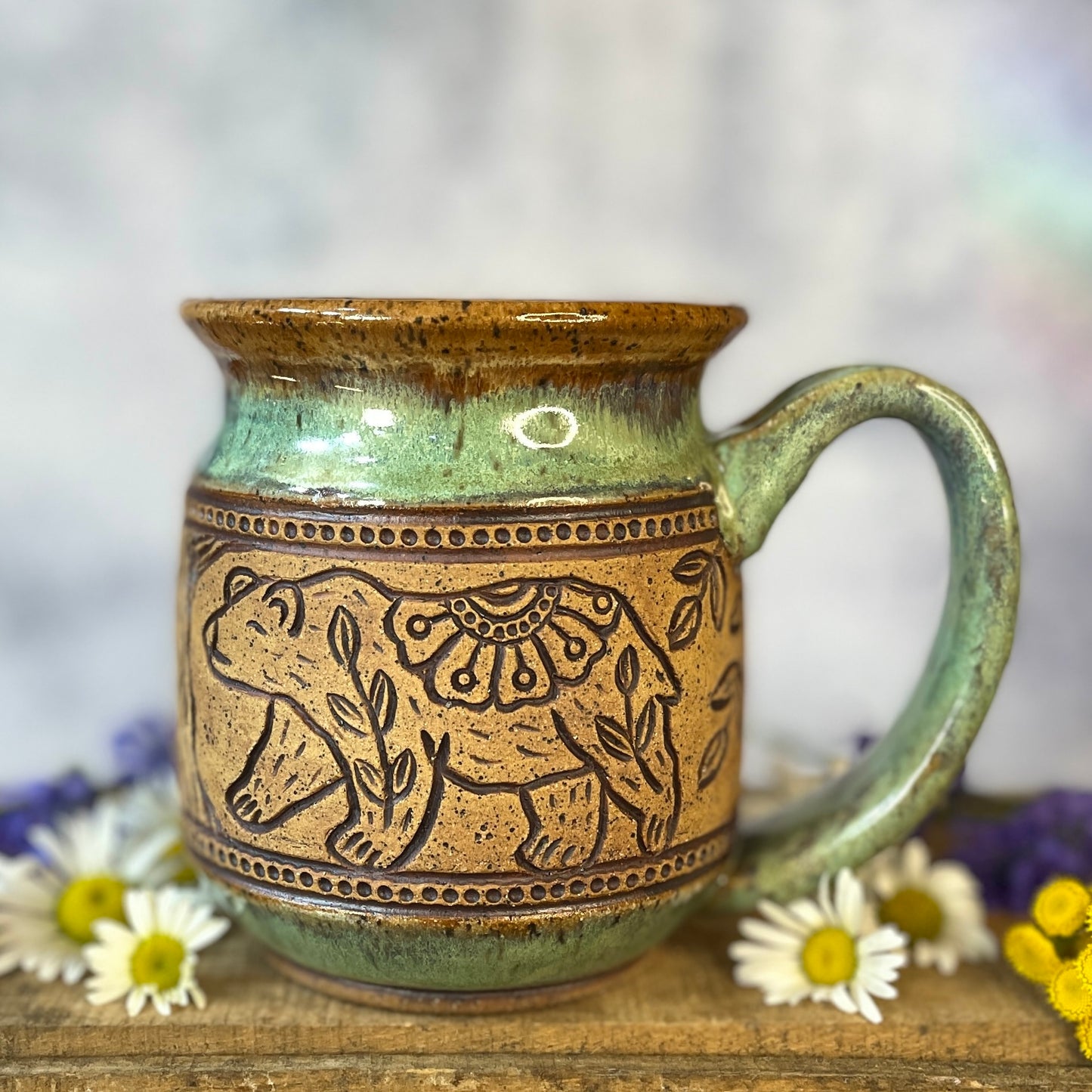 10. 18oz. Bear and Cubs Mug