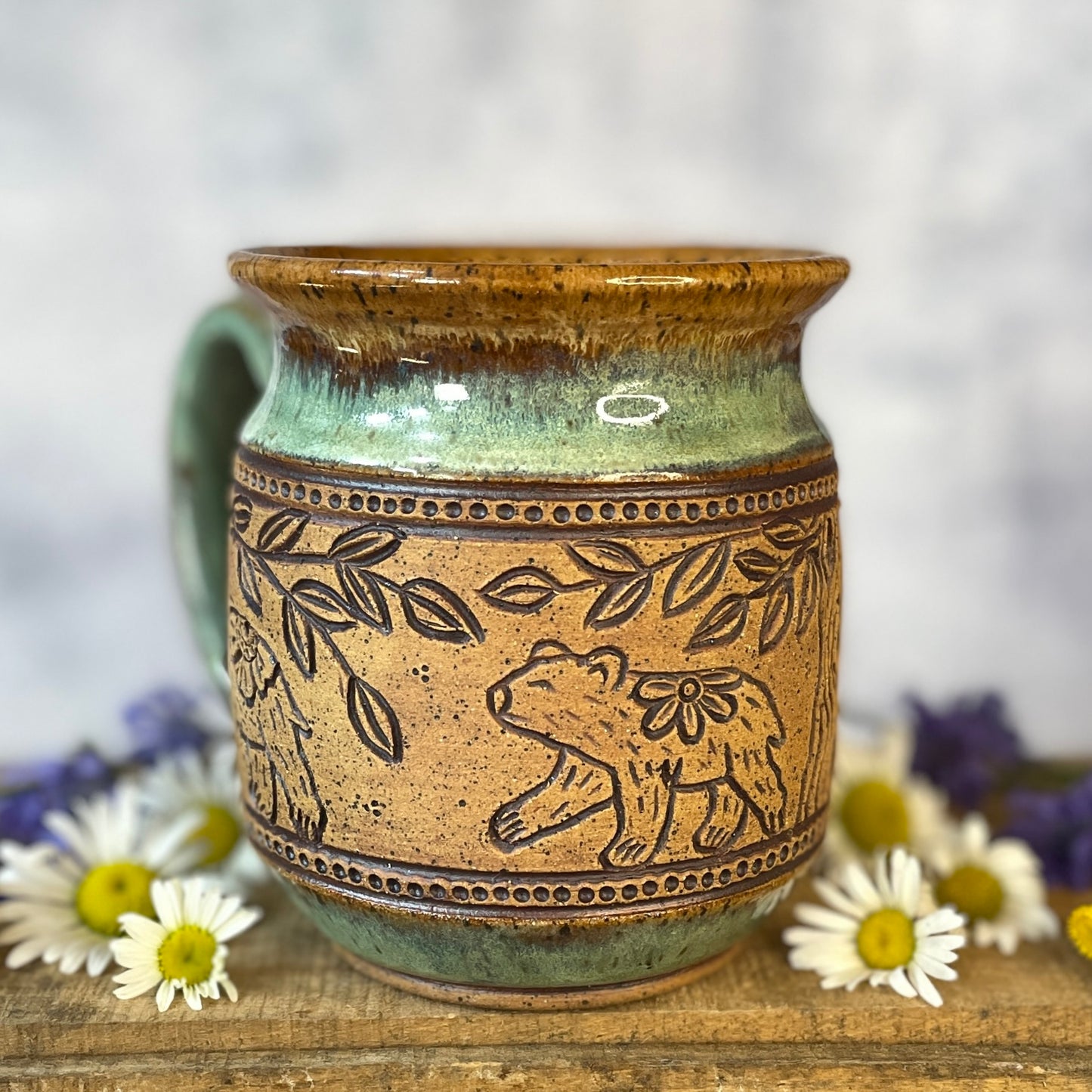 10. 18oz. Bear and Cubs Mug