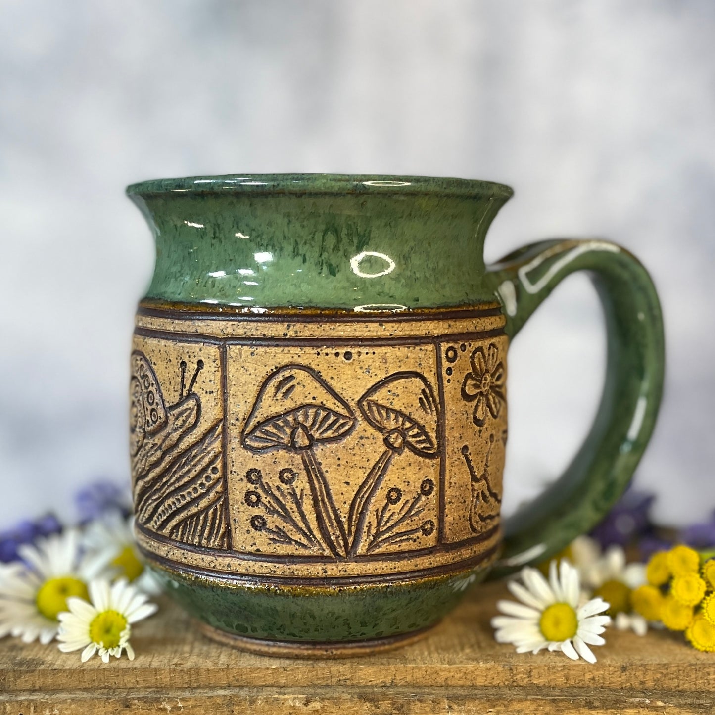 12. 16oz. Swamp Creatures Tiled Mug