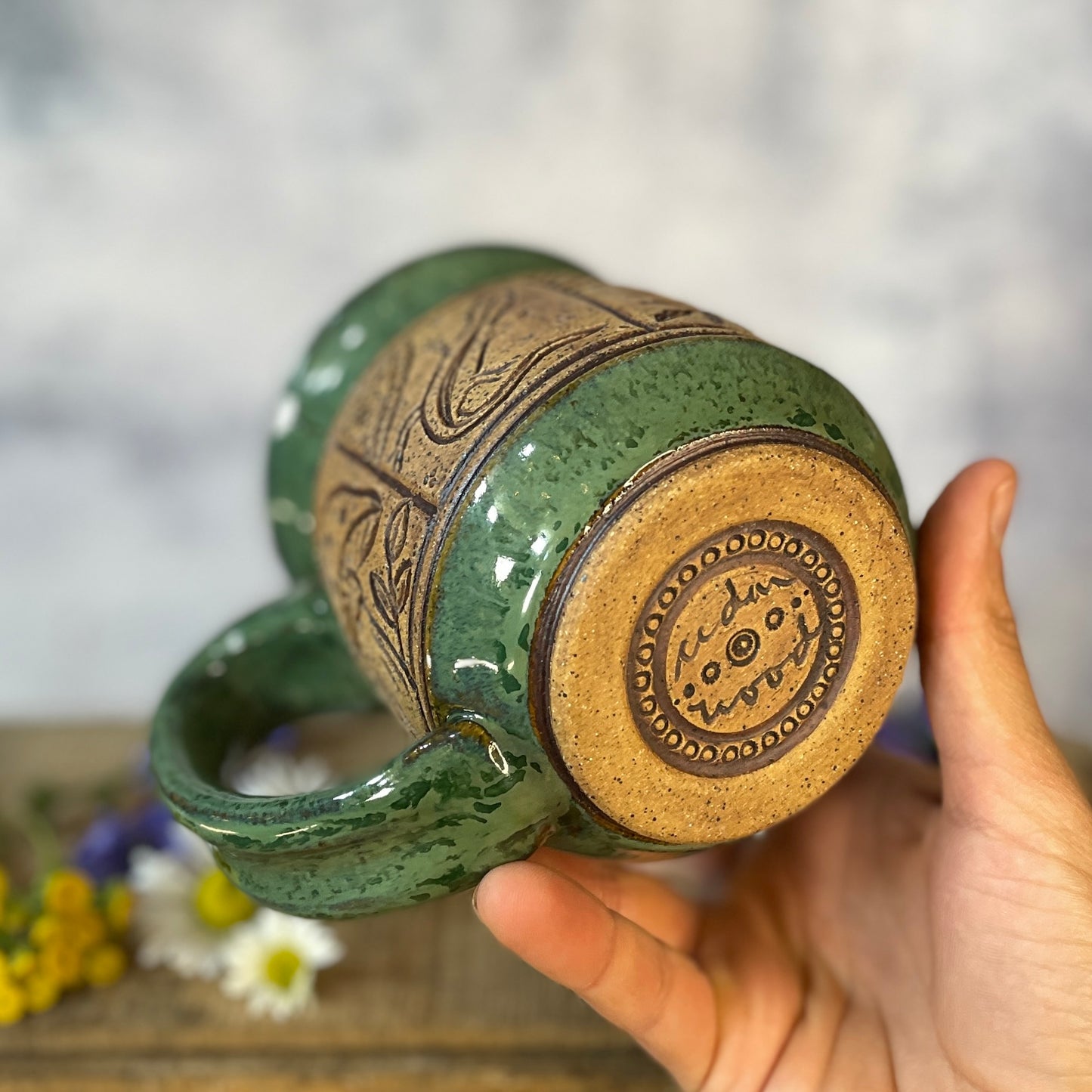 12. 16oz. Swamp Creatures Tiled Mug