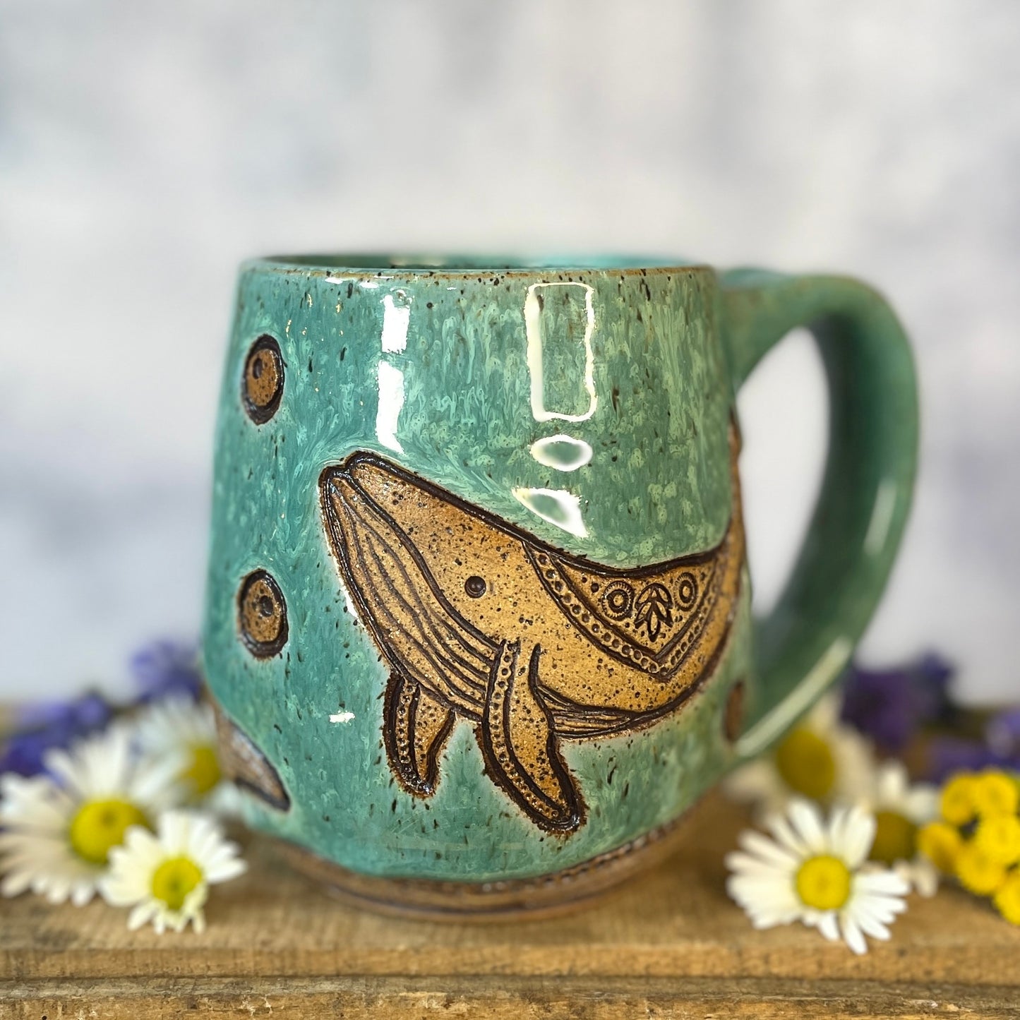 15. 17oz. Humpback Whales Mug