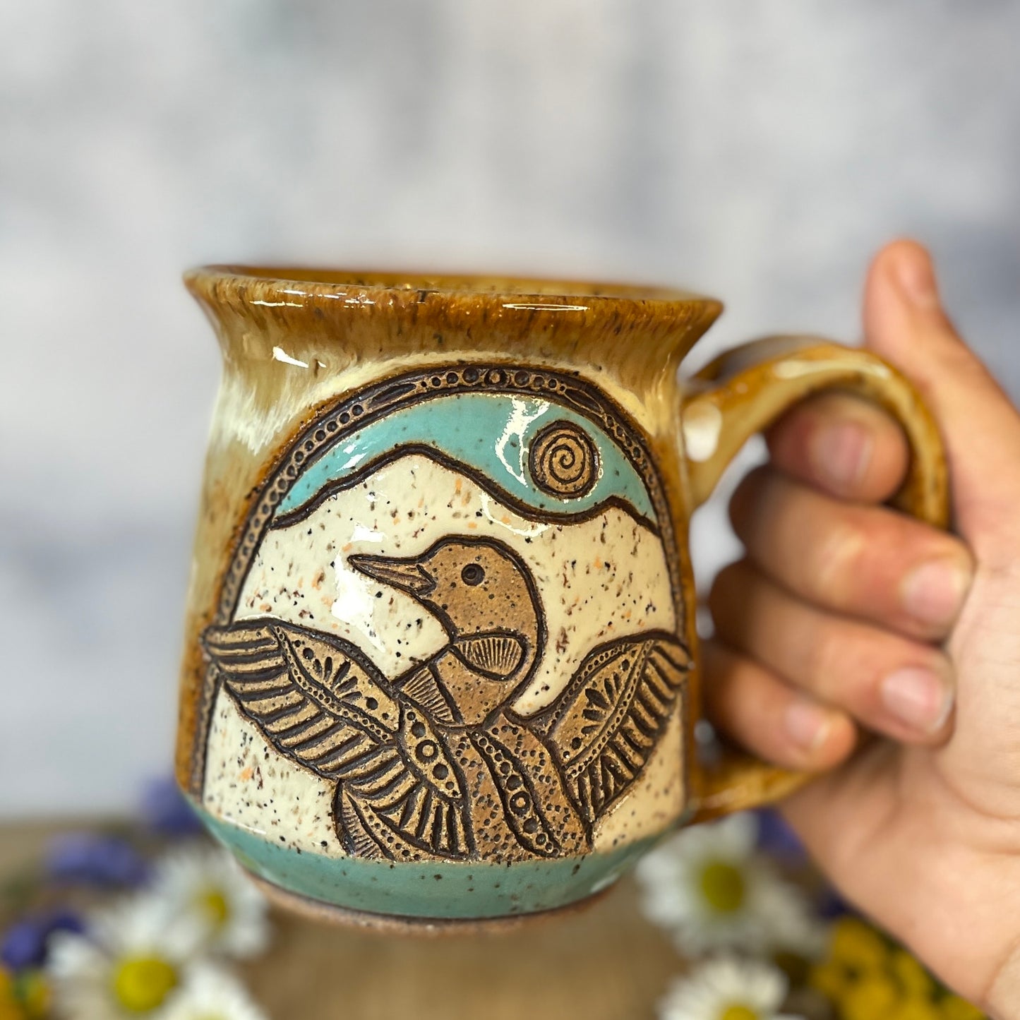 22. 16oz. Loon Mug