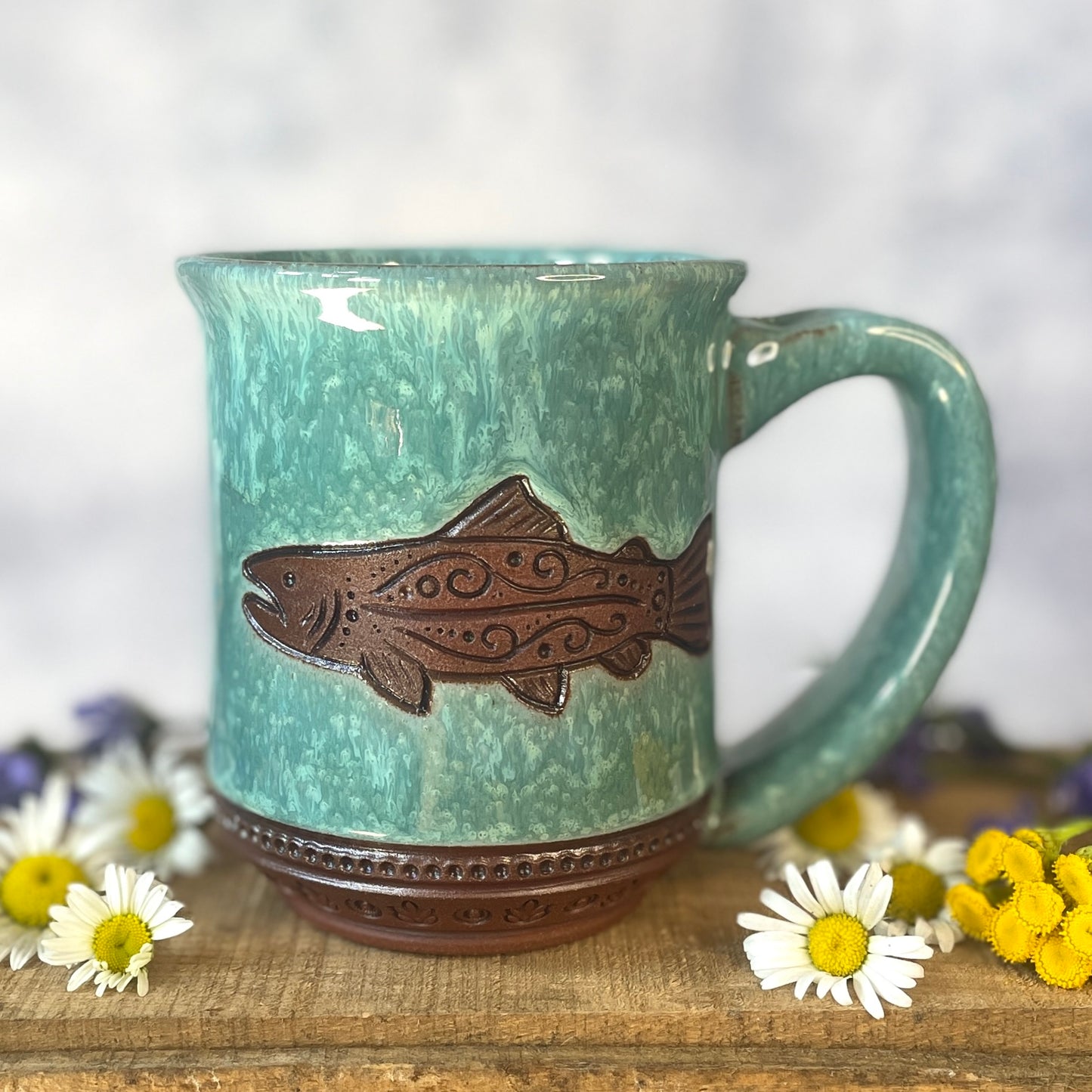 23. 15oz. Trout Mug