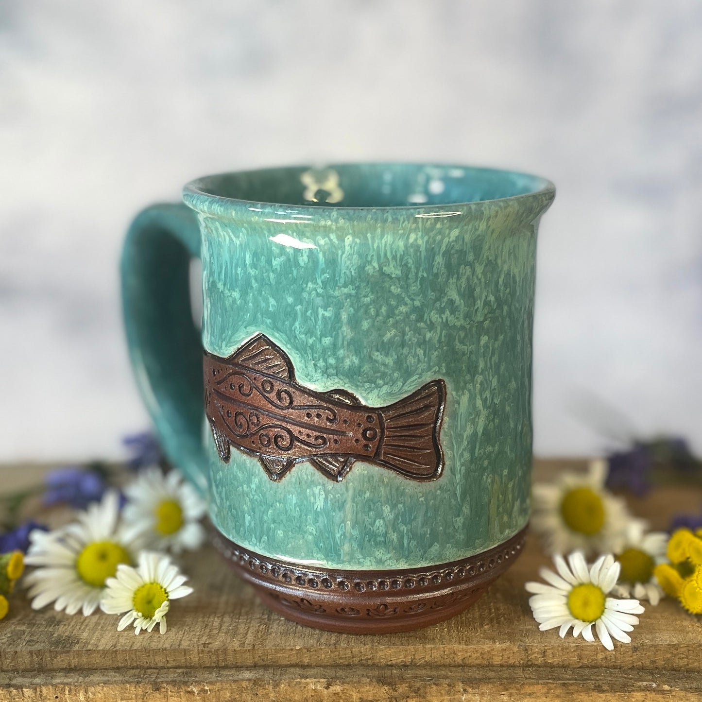 23. 15oz. Trout Mug