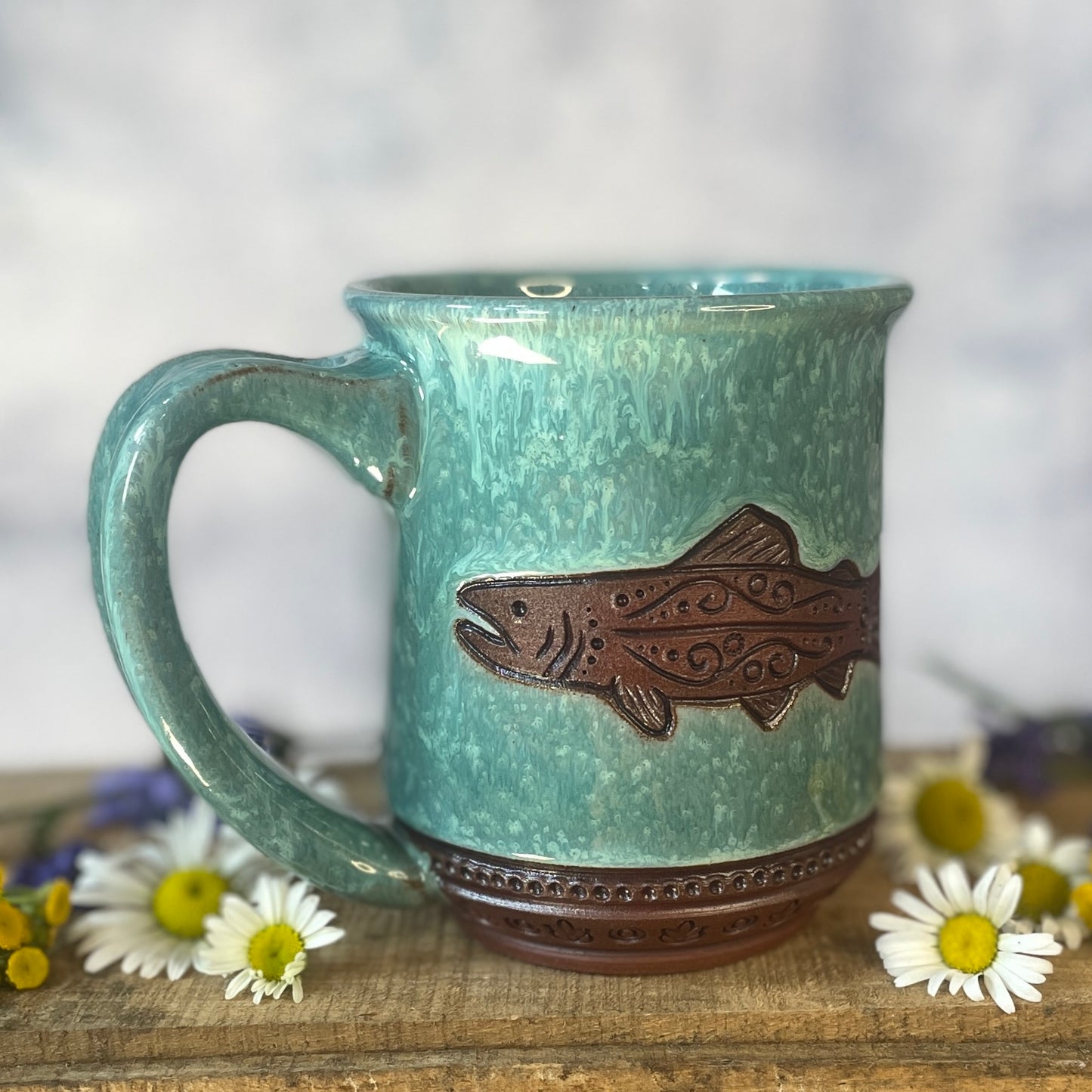 23. 15oz. Trout Mug