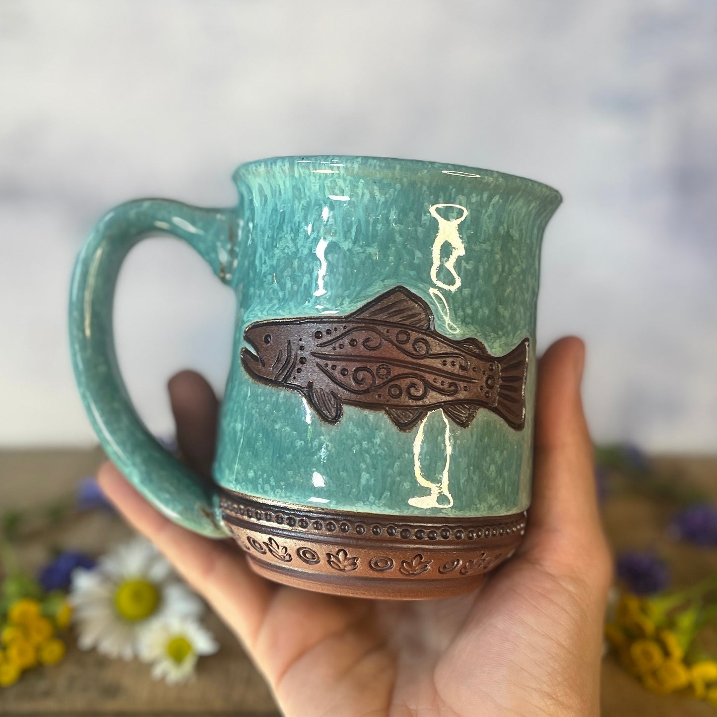 23. 15oz. Trout Mug