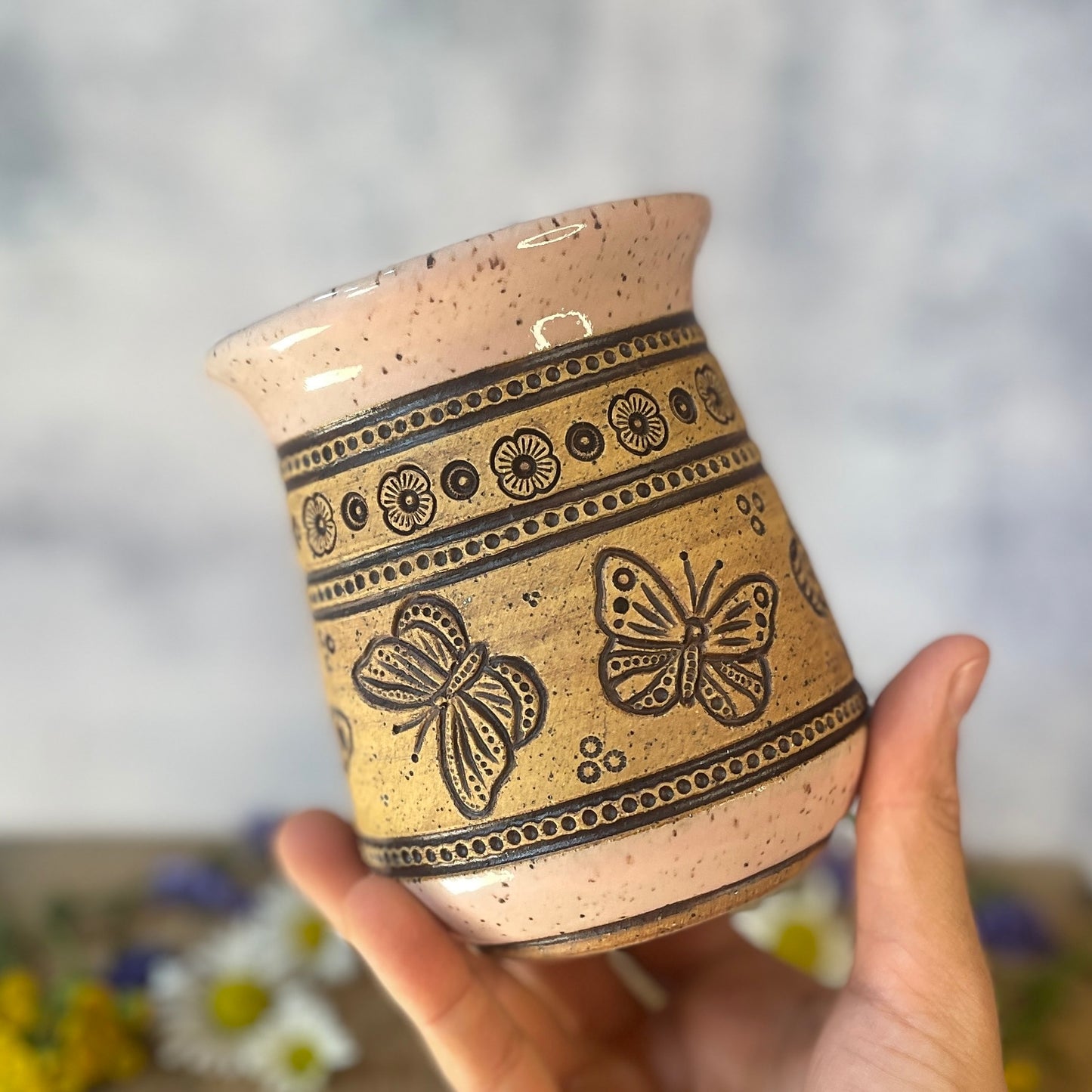 25. 17oz. Butterfly Mug