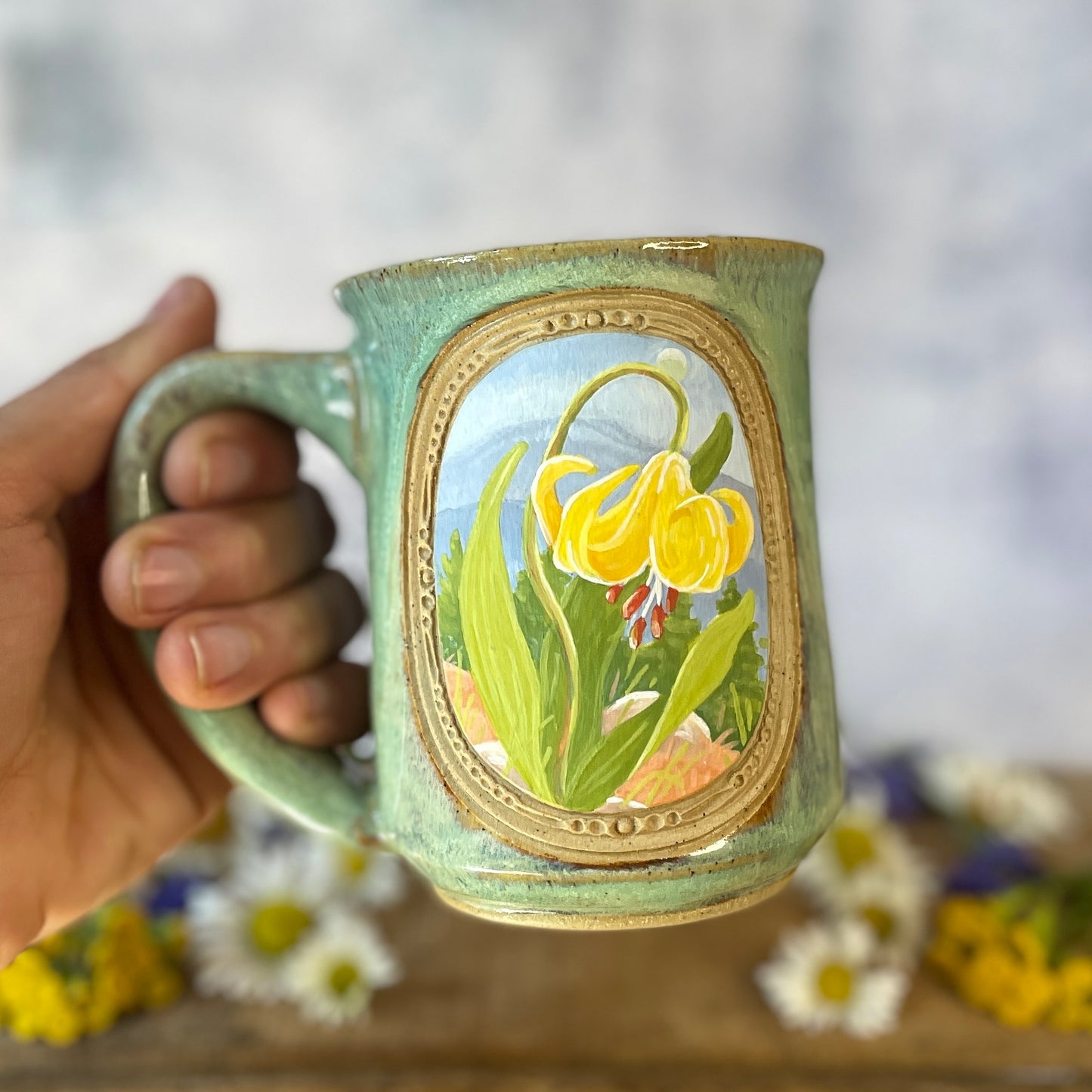 27. 15oz. Glacier Lilly Mug
