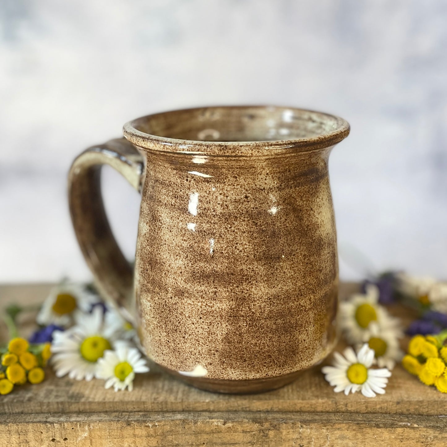 28. 16oz. Elk in Velvet and Wildflower Mug