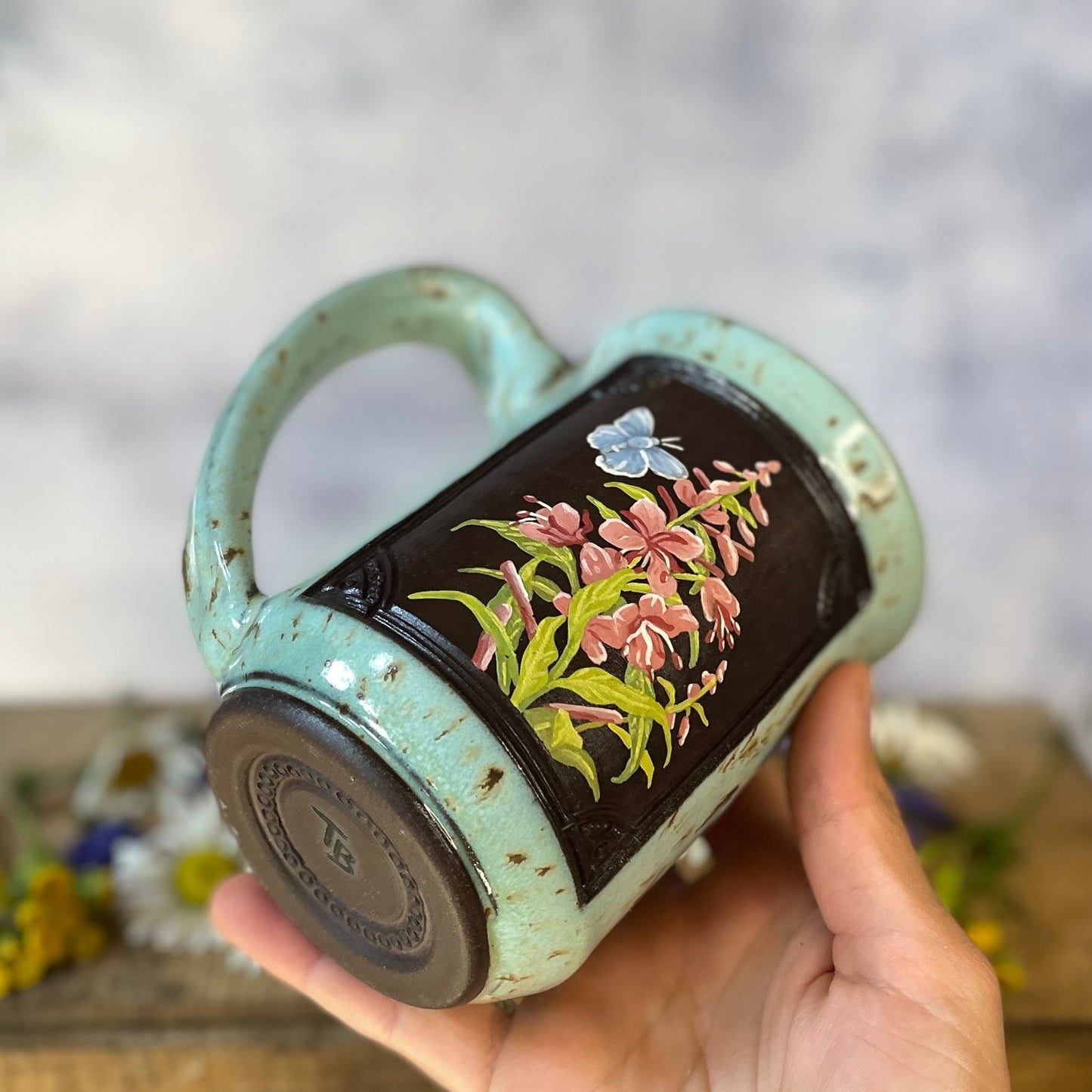 30. 15oz. Fireweed and Butterfly Mug