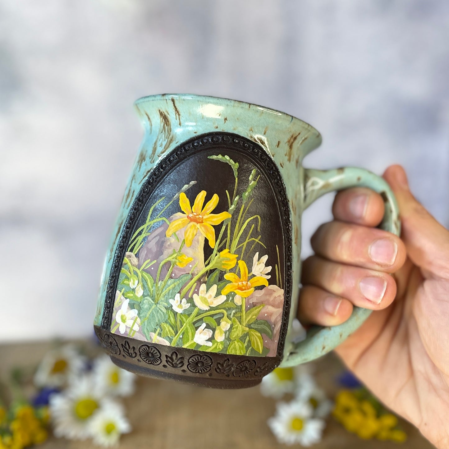 31. 16oz. Alpine Wildflowers Mug