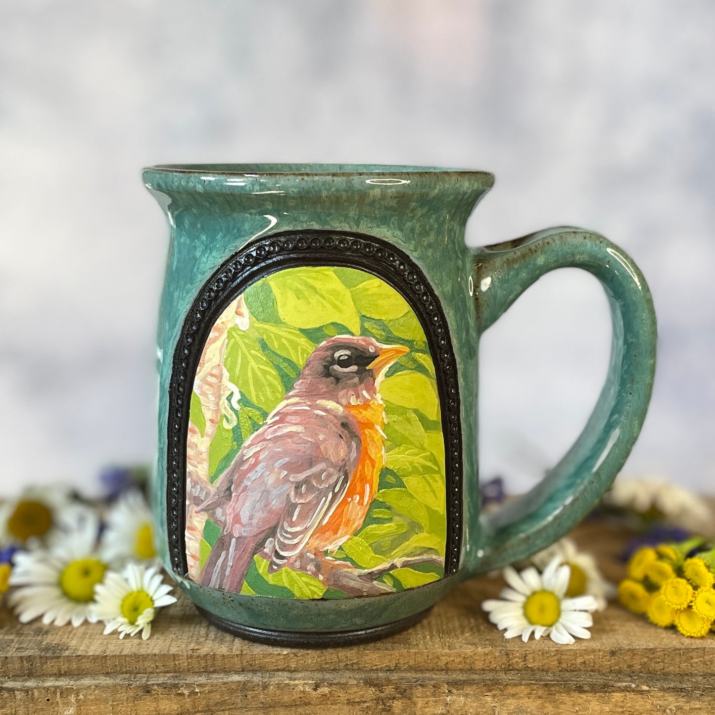 33. 16oz. Robin and Birch Mug
