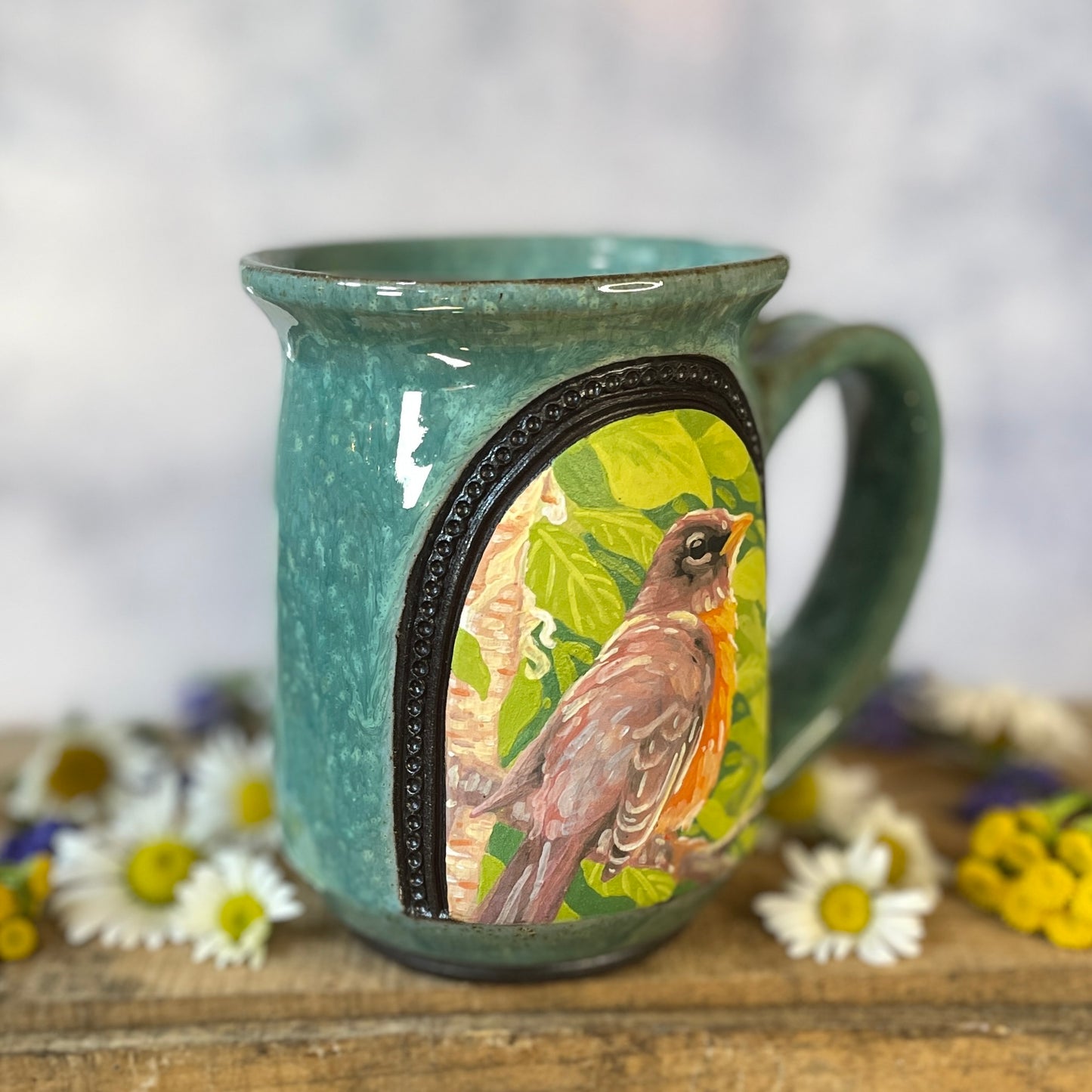 33. 16oz. Robin and Birch Mug