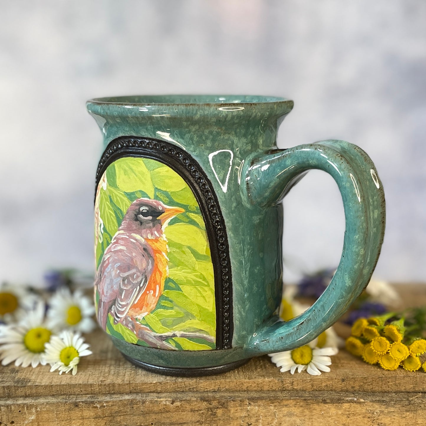 33. 16oz. Robin and Birch Mug
