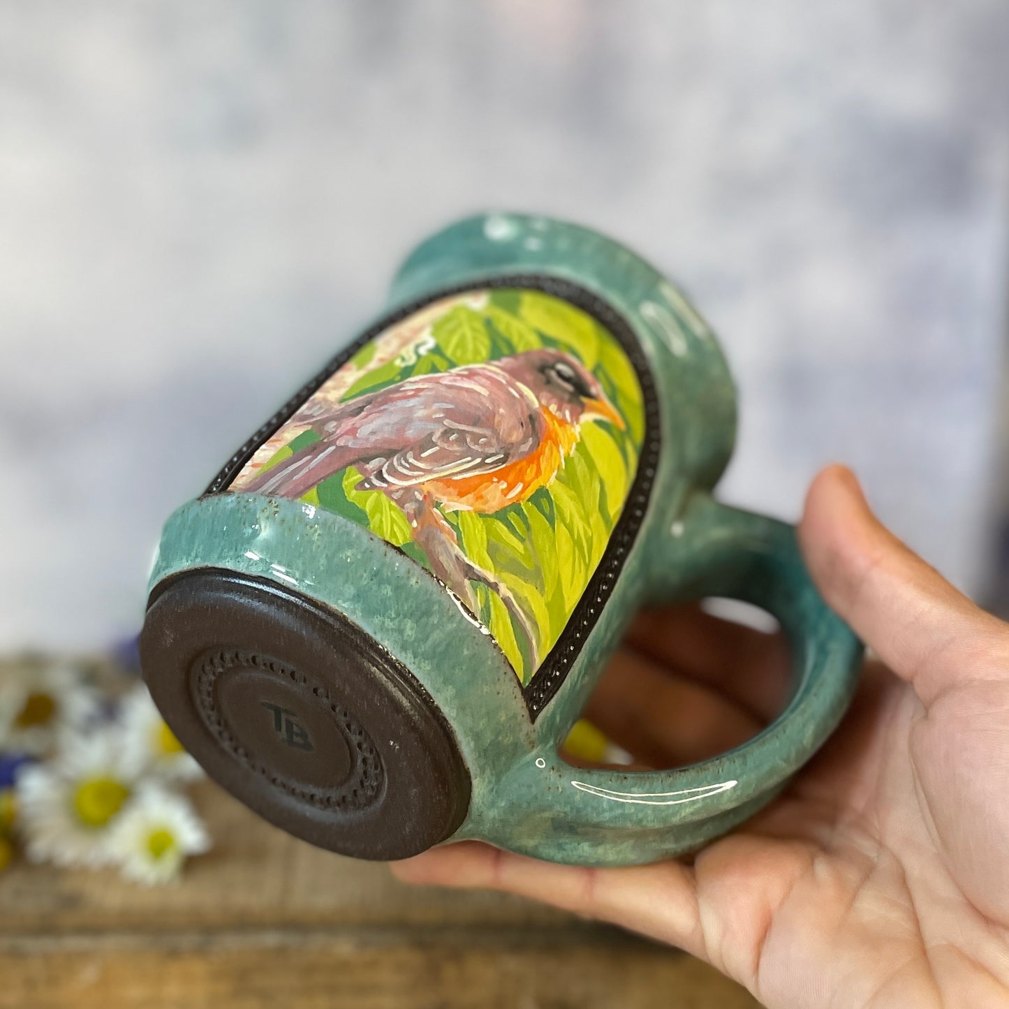 33. 16oz. Robin and Birch Mug