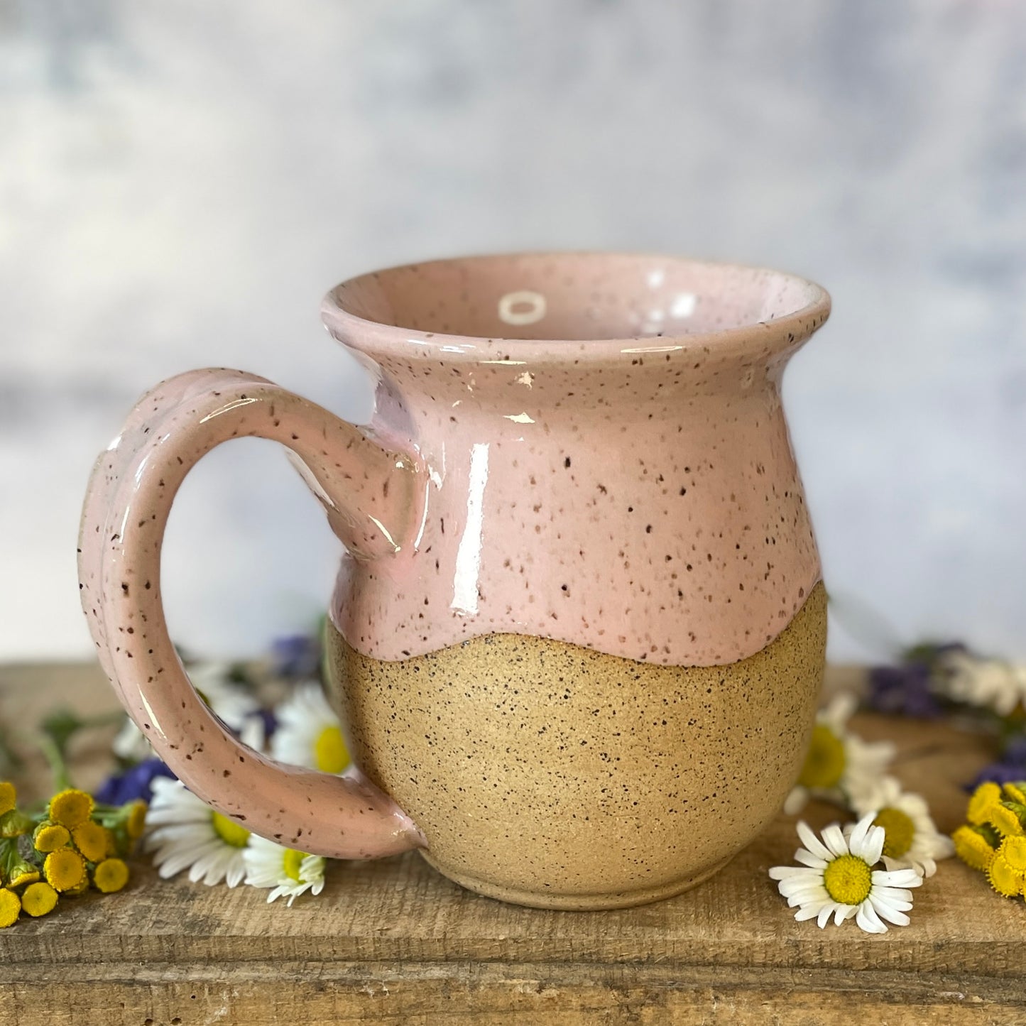 34. 18oz. Painted Lady and Echinacea Mug