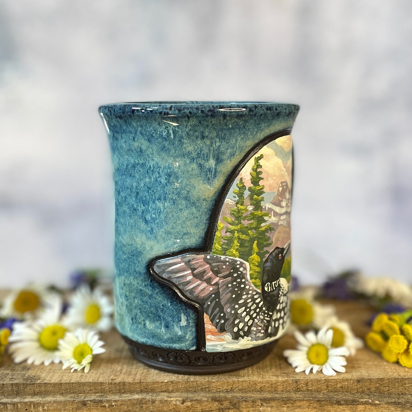 37. 16oz. Mountain Loon Mug