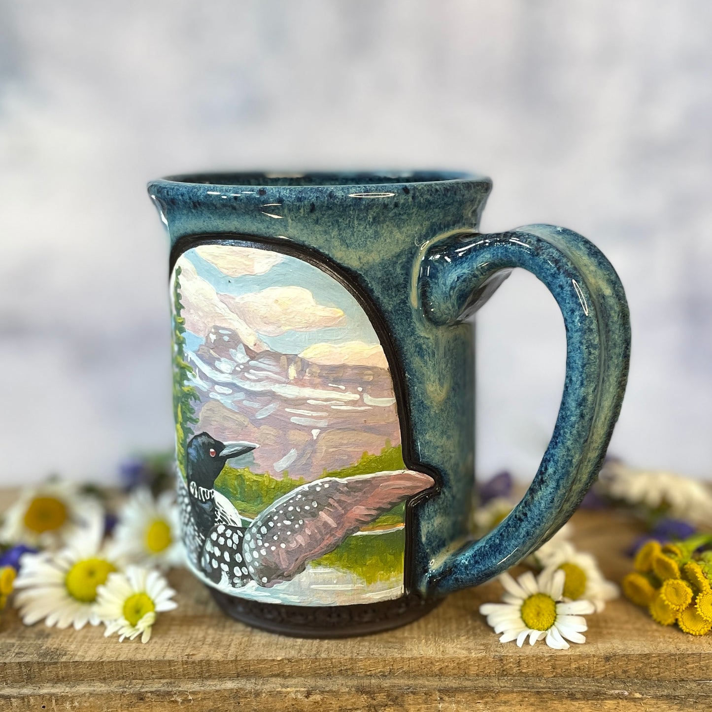 37. 16oz. Mountain Loon Mug