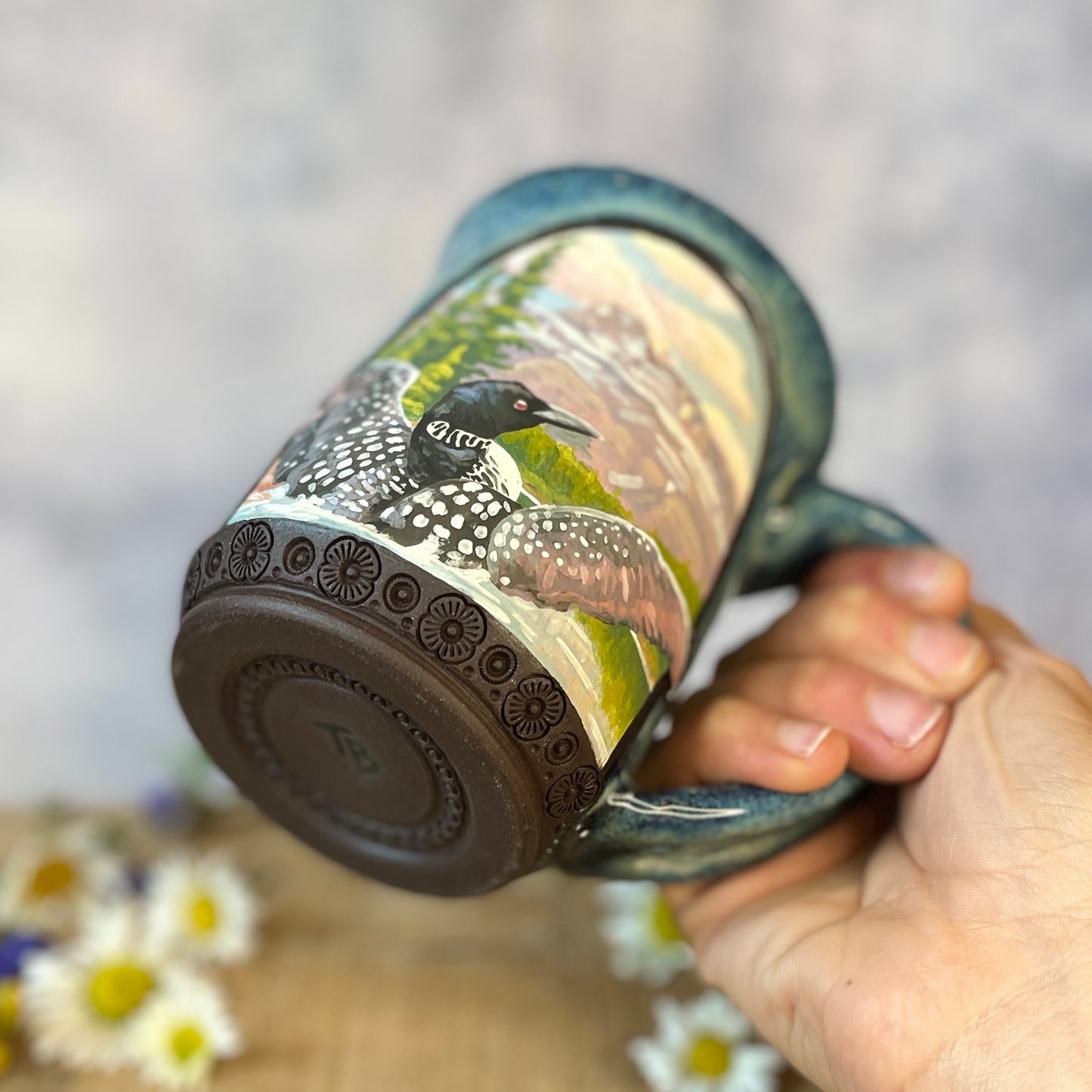 37. 16oz. Mountain Loon Mug