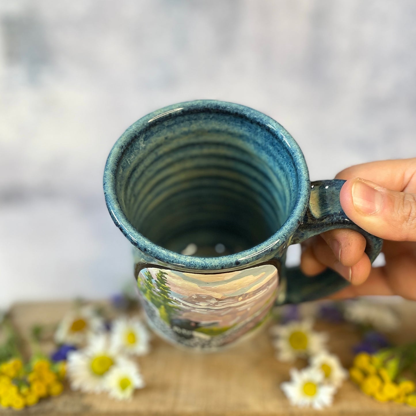 37. 16oz. Mountain Loon Mug