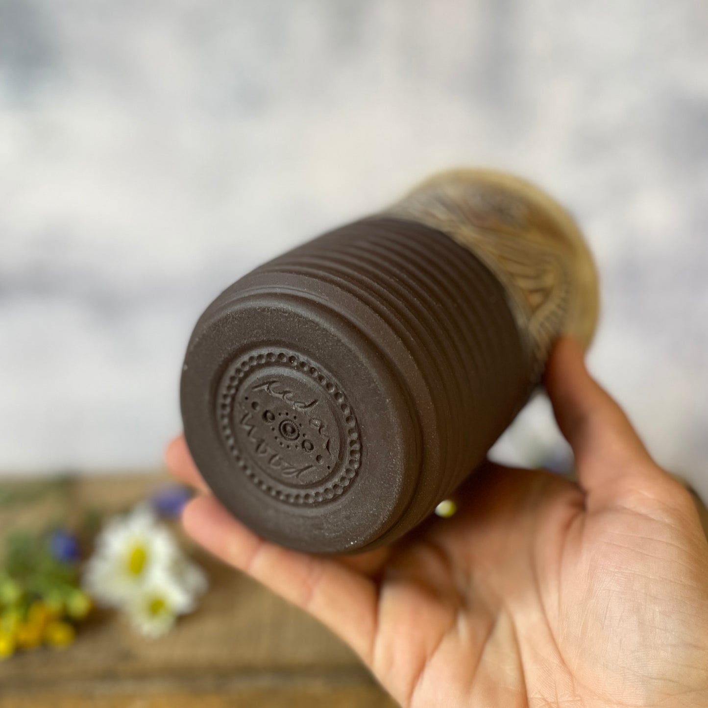 44. 15oz. Mountain Moon Shino Tumbler