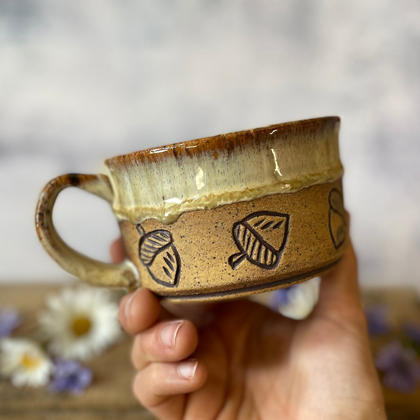51. *note* 12oz. Acorn Latte Mug