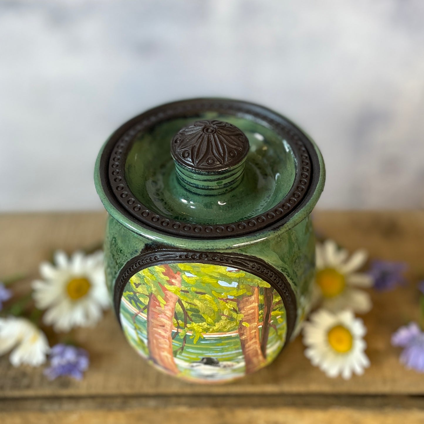 52. 20oz. Loon Jar